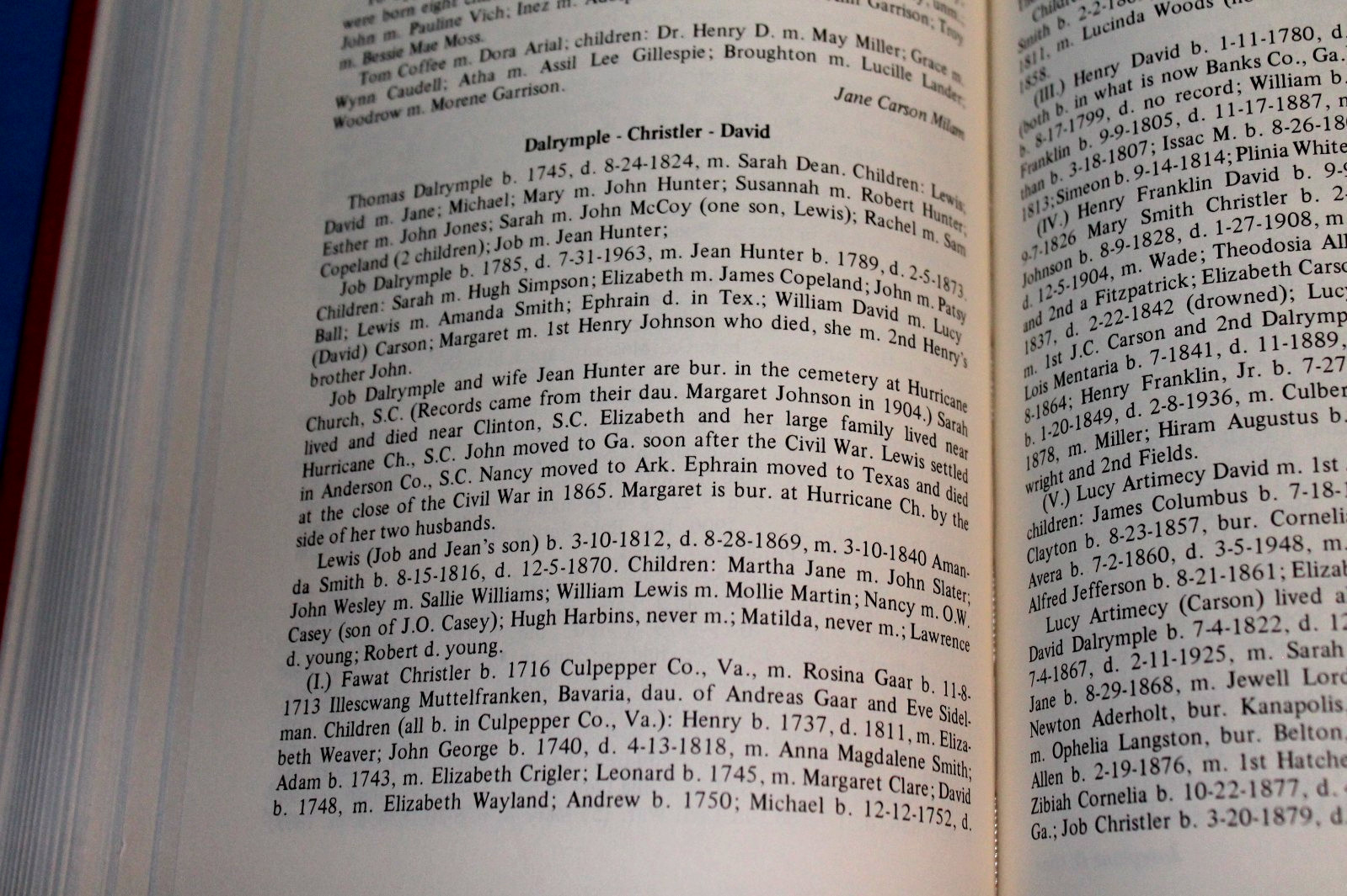 HISTORY OF FRANKLIN COUNTY, GEORGIA (1986 HB) 860 pgs Genealogy, Cemeteries