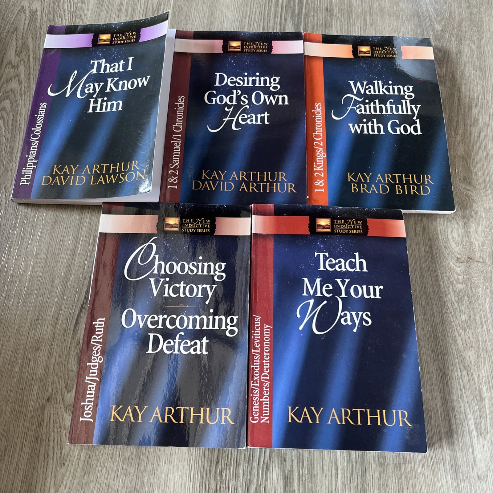 Lot Of 5 The New Inductive Study Series by Kay Arthur