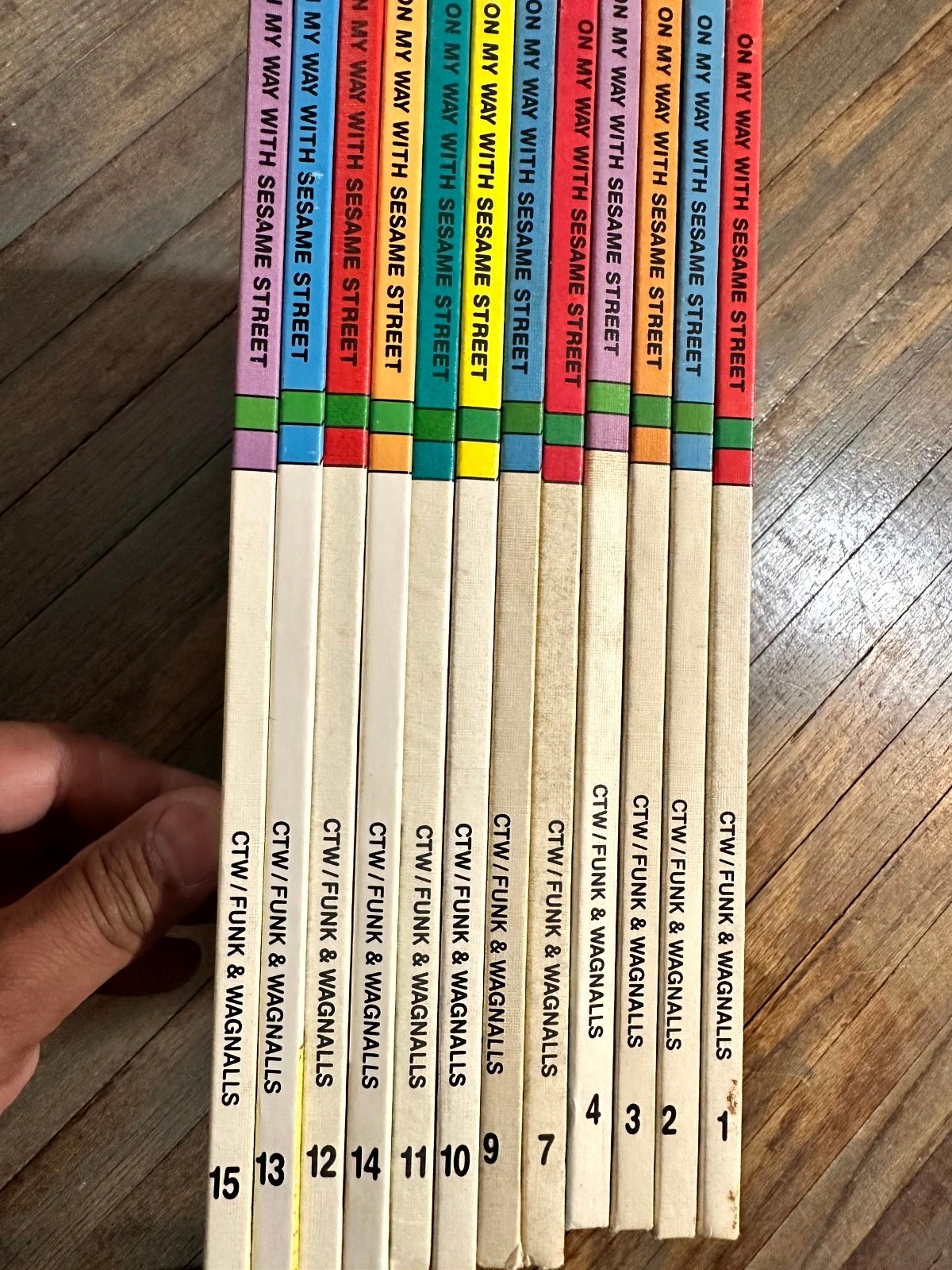 Vintage On My Way Jim Henson’s Sesame Street Muppets Funk And Wagnalls Books