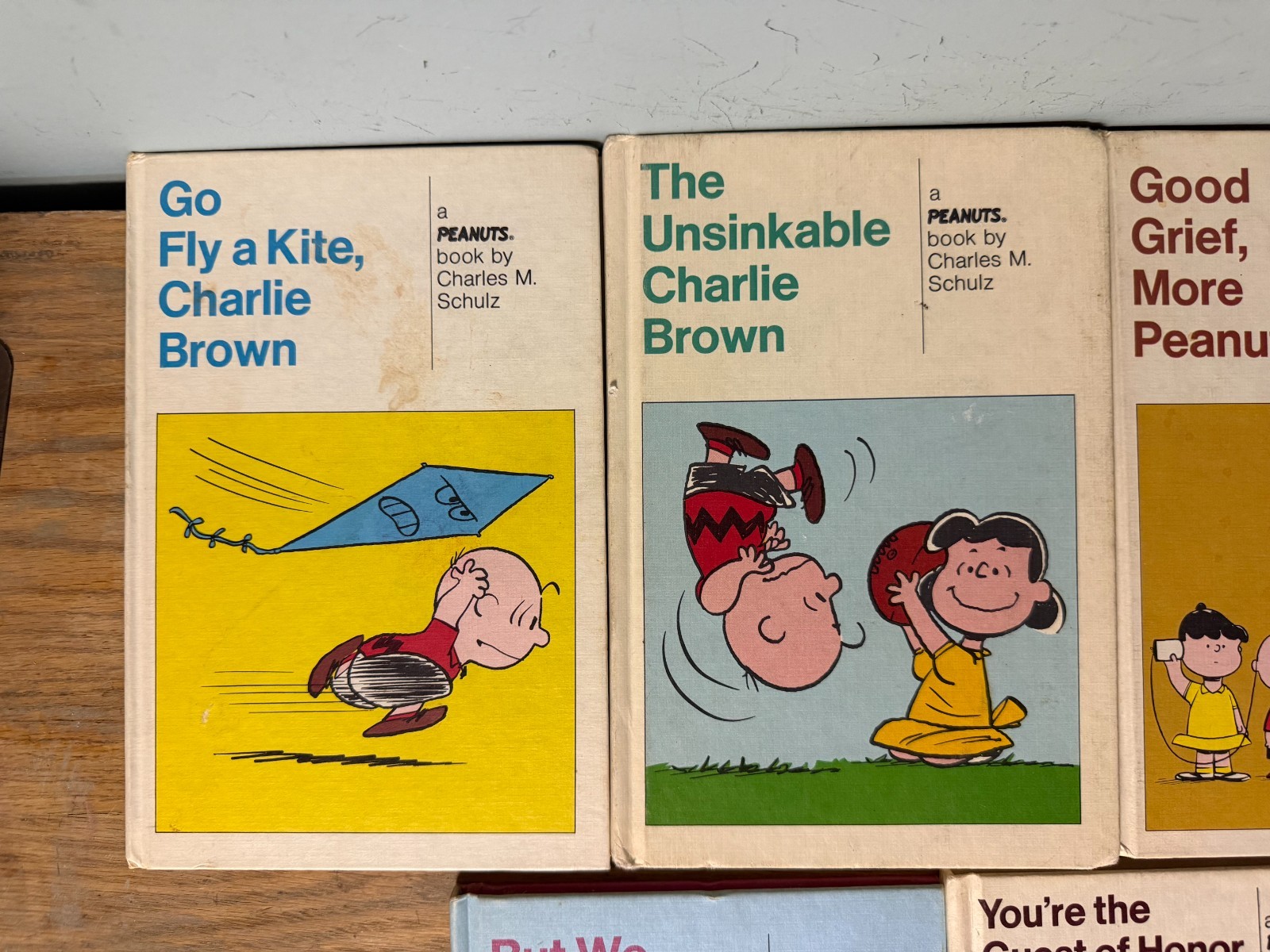 Weekly Reader HC Books Peanuts C. Schulz 1957 1960 1967 1973 1974 LOT 7 Snoopy