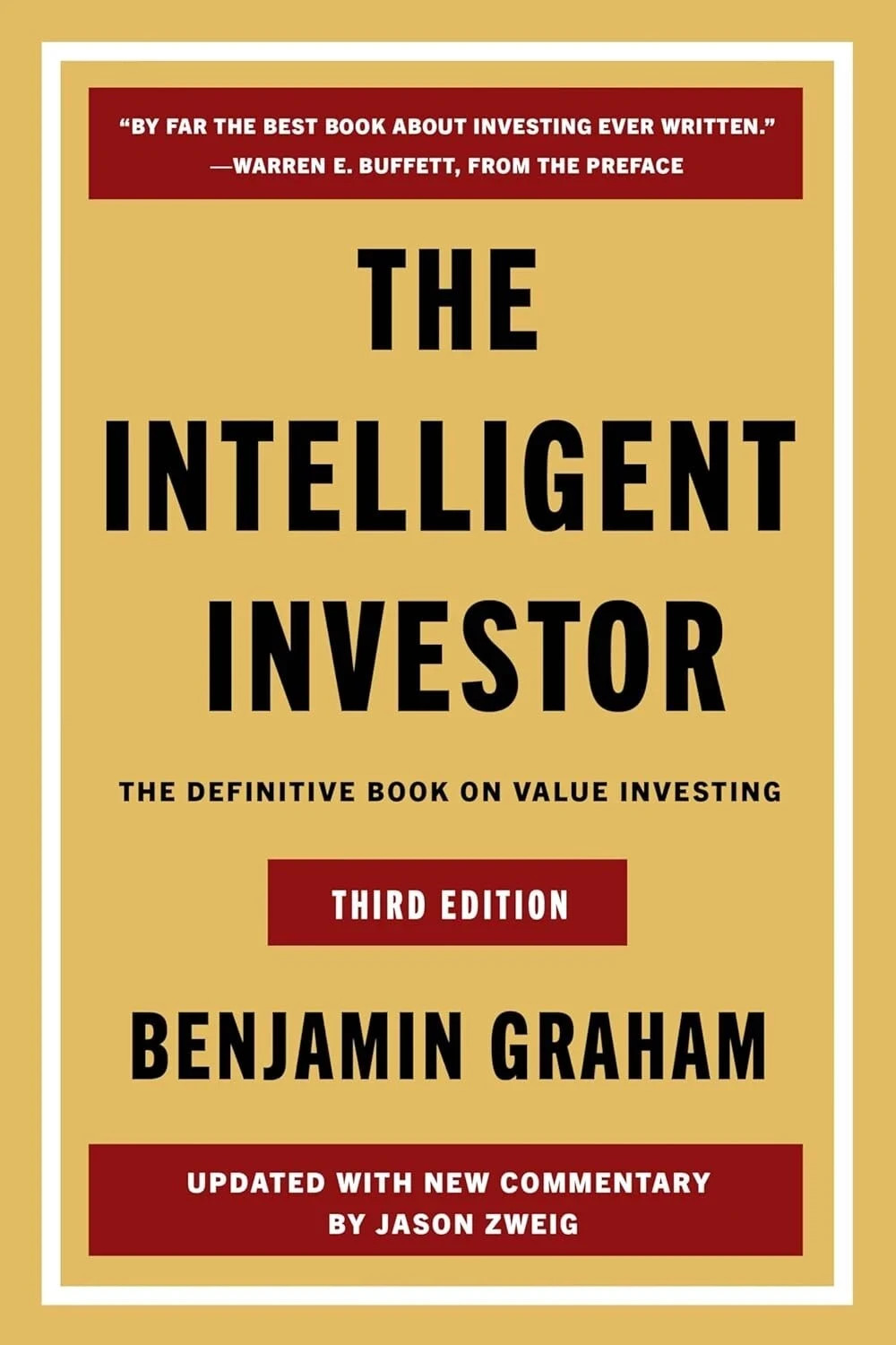The Intelligent Investor by Benjamin Graham, Paperback…..