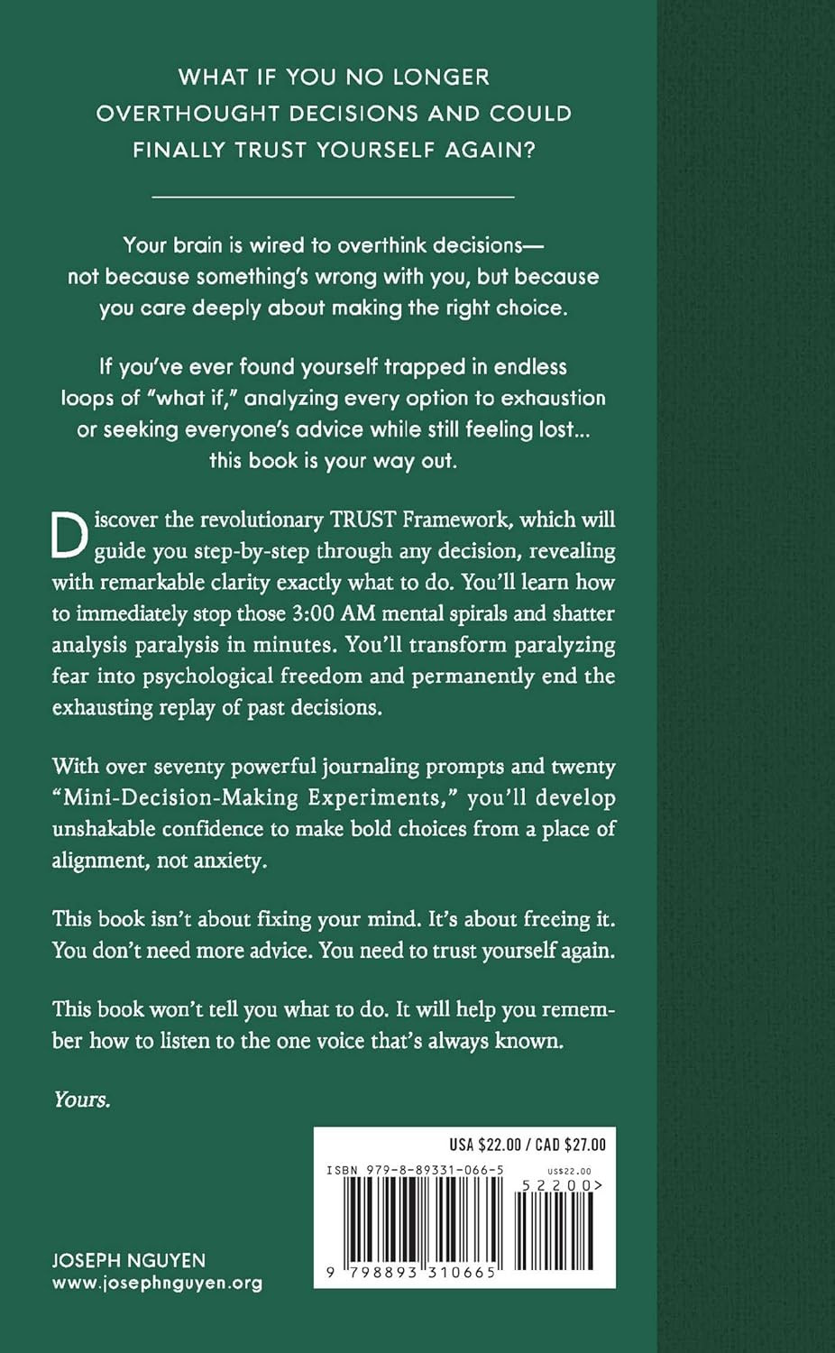 The Overthinker’s Guide to Making Decisions | Self-Help Book on Overthinking, Cl