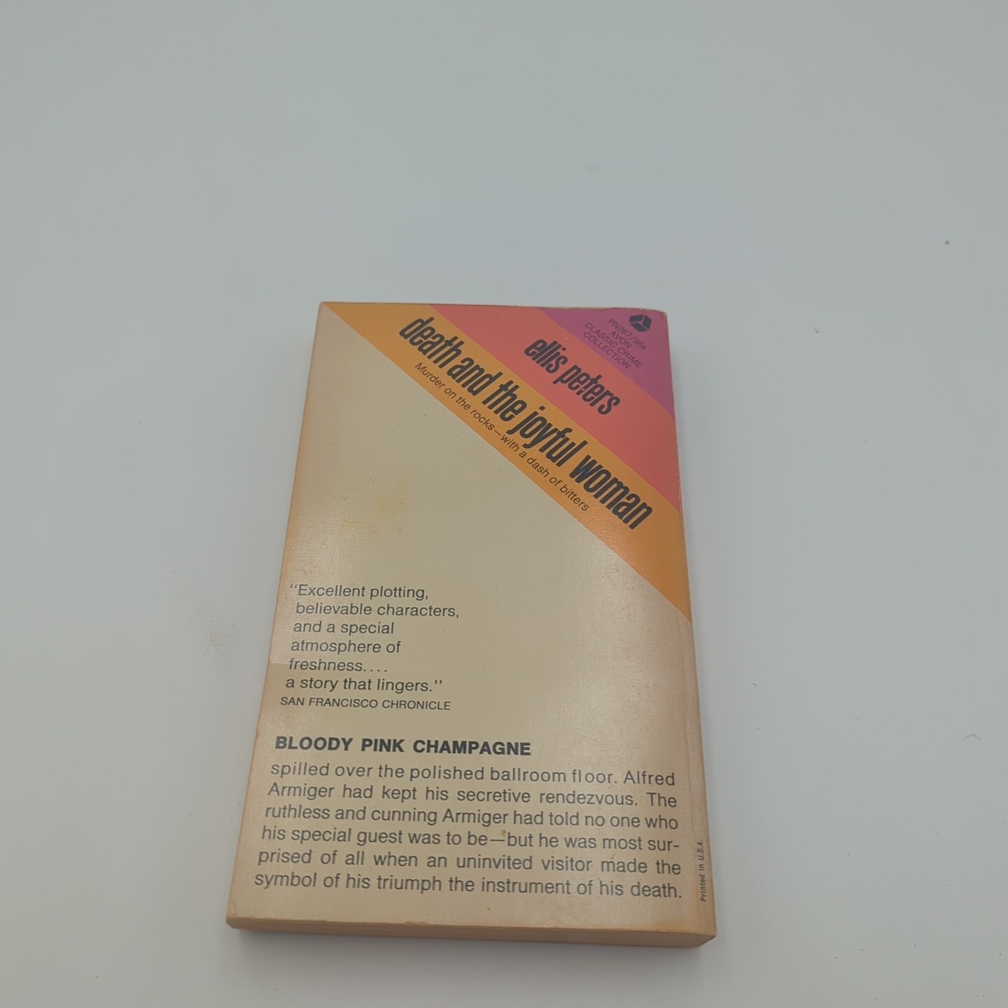 Death and the Joyful Woman Paperback By Peters, Ellis Avon Novel Book Vtg Edgar