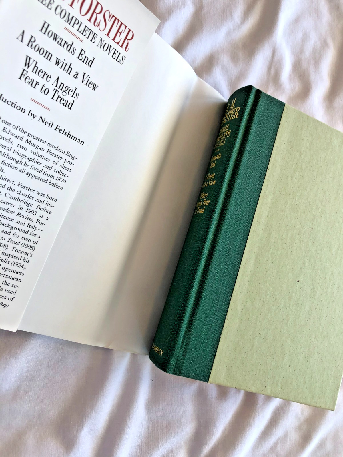 E.M. Forster Three Complete Novels Howards End, … 1993 HB/DJ