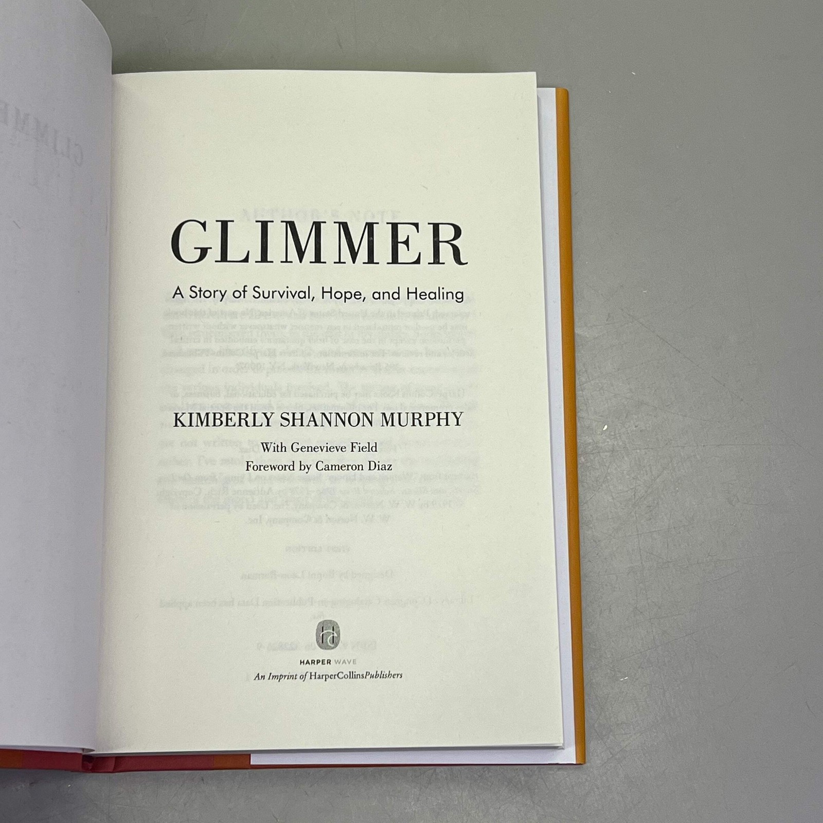 GLIMMER A Child Abuse, Memoir & Women’s Biography By Kimberly Shannon Murphy