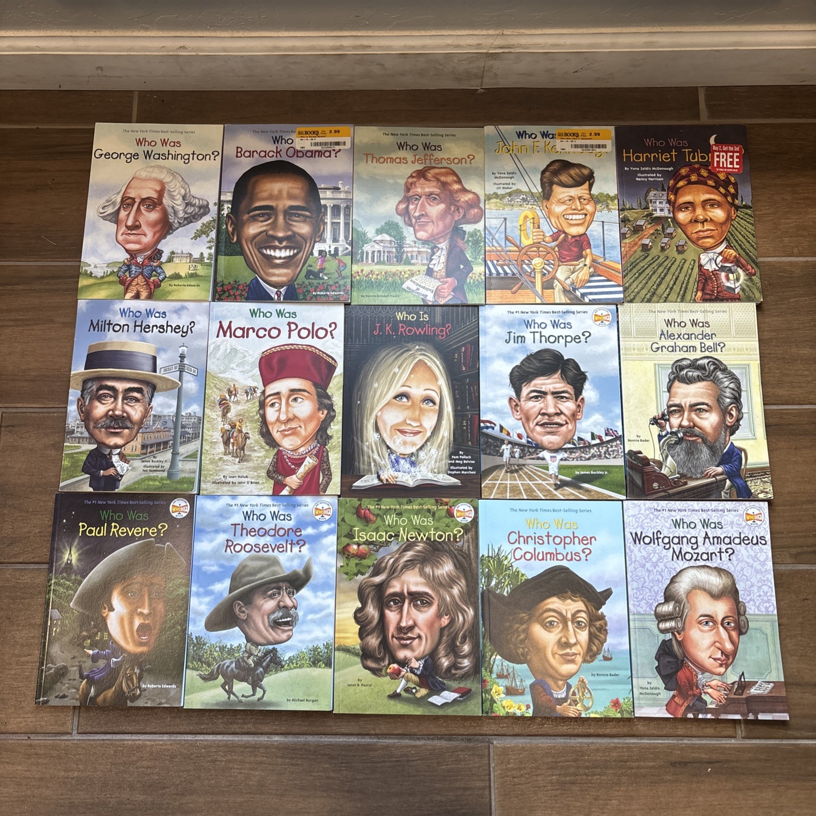 WHO HQ HUGE LOT – 52 books – Who Was? What Was? Where Is? Homeschool History