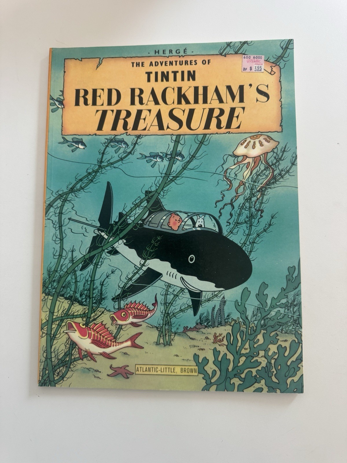 The Adventures of Tintin By HERGE – Lot of 3 Dif – Atlantic little Brown Edition
