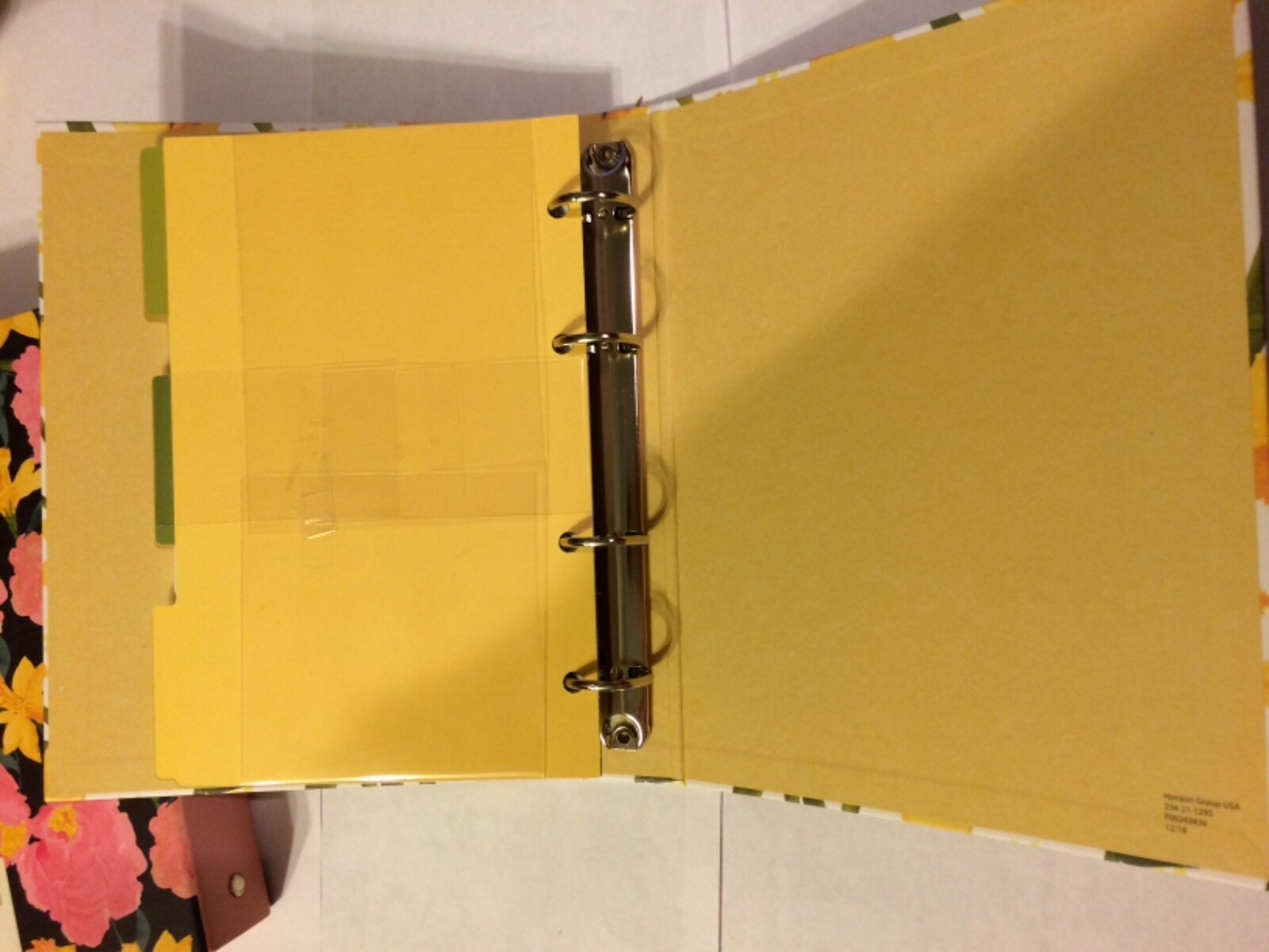 2 Horizon Group USA Gardening Planning 4 Ring Binder 40 Double-Sided Note Pages
