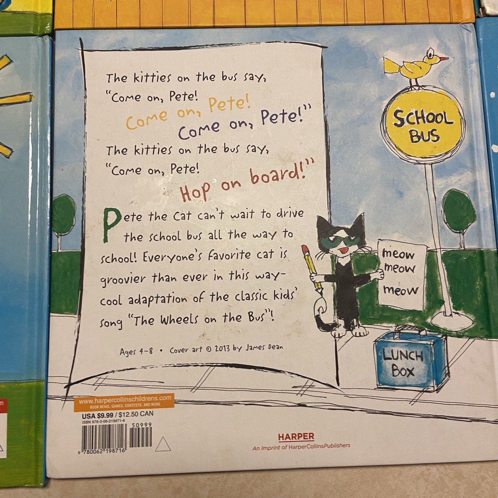 Pete The Cat Books Lot Of 6 Large Hardcover Picture Kids Easter Halloween Xmas