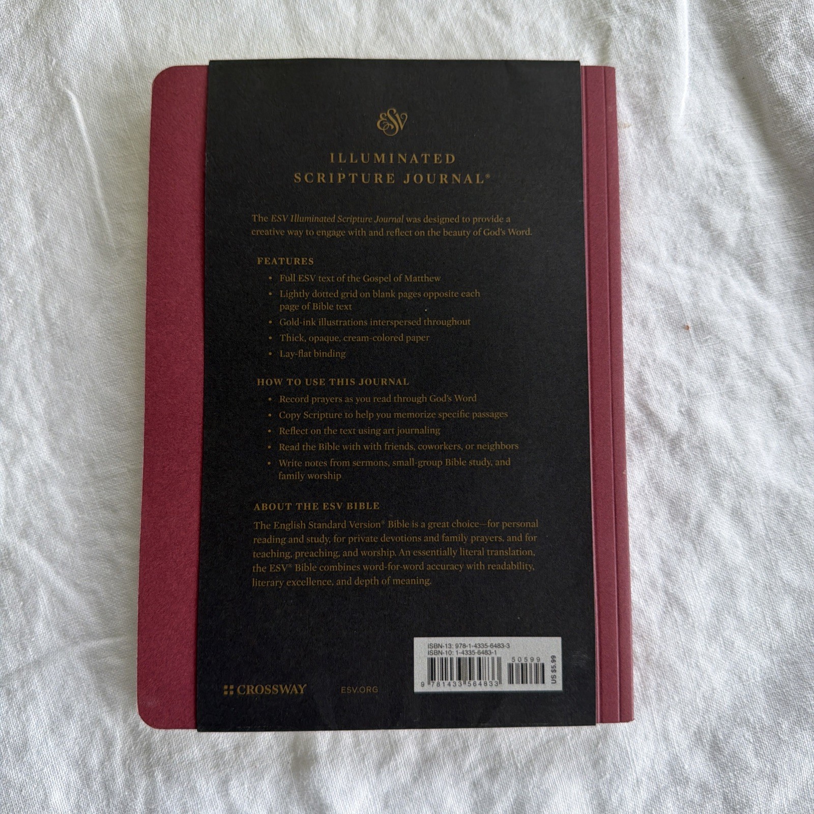 ESV Illuminated Scripture Journal: Matthew by ESV Bibles Paperback NEW