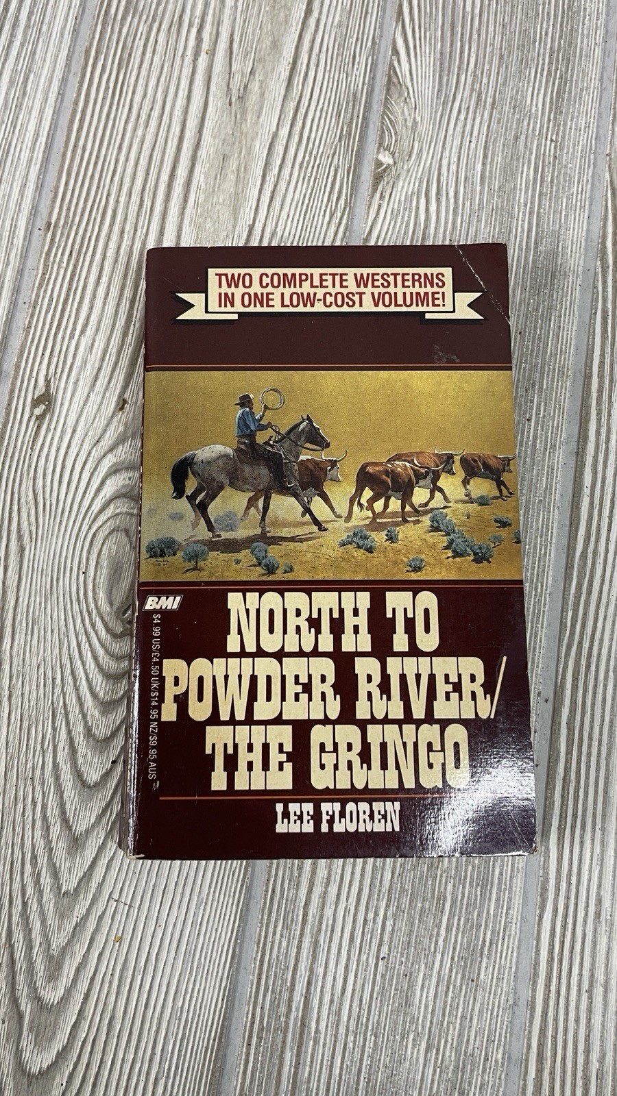 Western Action Adventure Lot of 8 Paperback 2 Books Each Nye Judd Floren Dalton