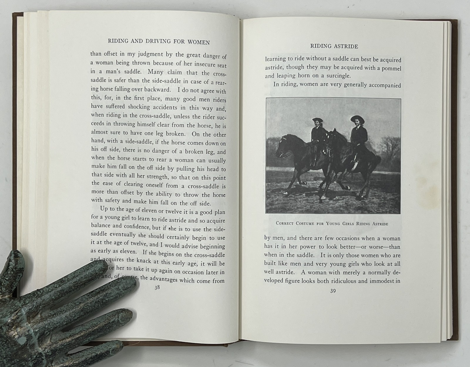 EQUESTRIAN: Riding & Driving for Women by Belle Beach – 1978 Reprint Ed. HC/DJ