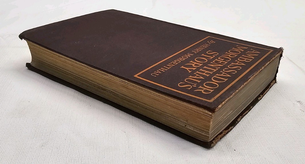 AMBASSADOR MORGENTHAU’S STORY Armenian Genocide Signed Inscribed 1926 HC Book