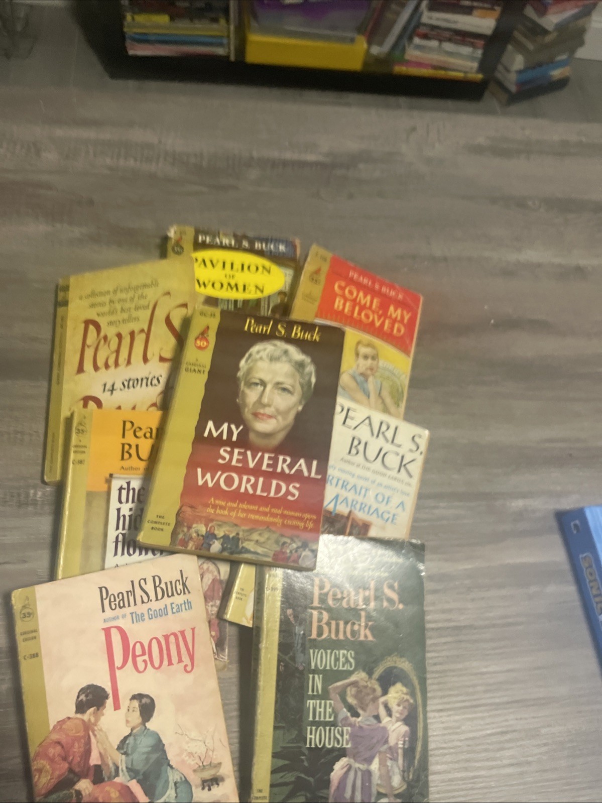 Pearl S. Buck Paperback Book Lot 8 Pocket Books Vintage early 1960s
