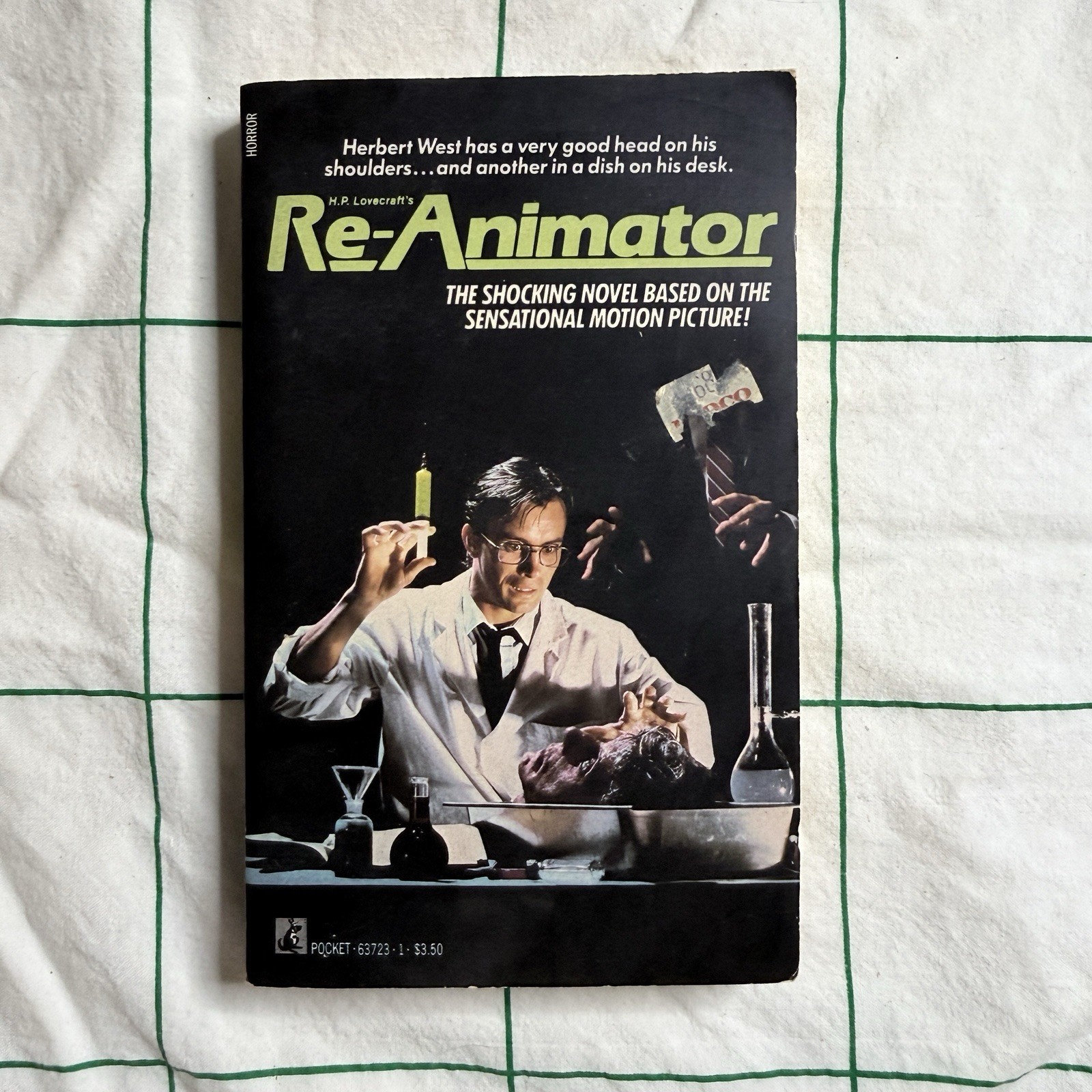 H.P. Lovecraft’s Re-Animator by Jeff Rovin 1987 Pocket Horror – First Edition