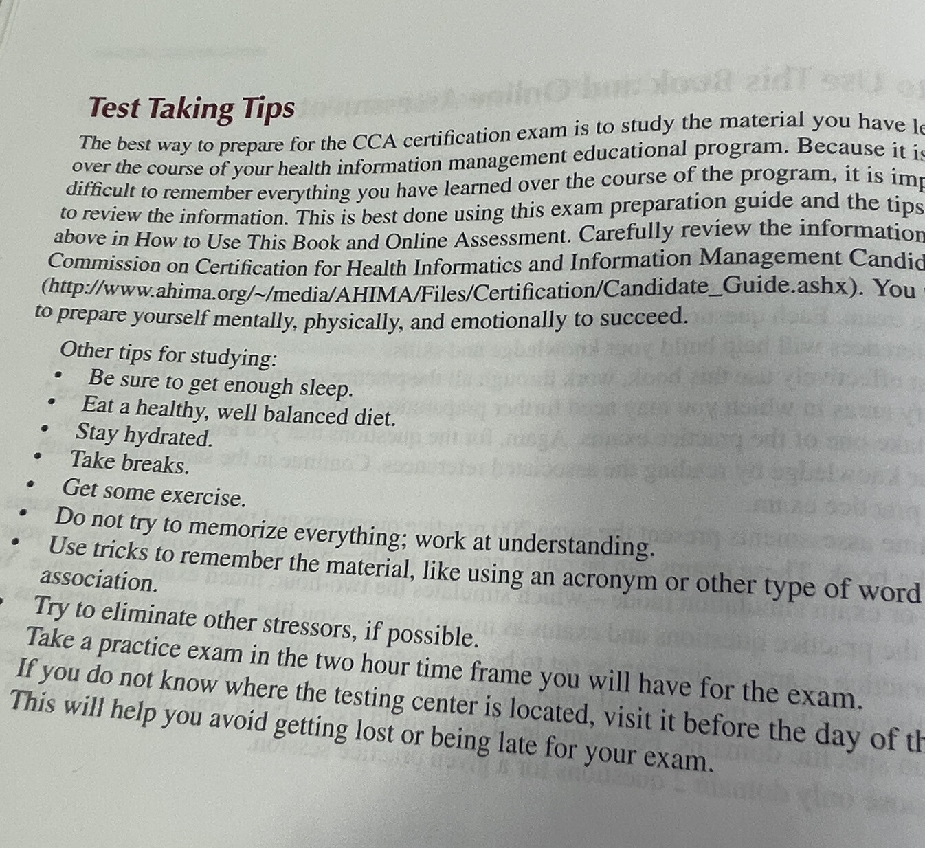 Certified Coding Associate (CCA) Exam Preparation Sixth Edition 2017