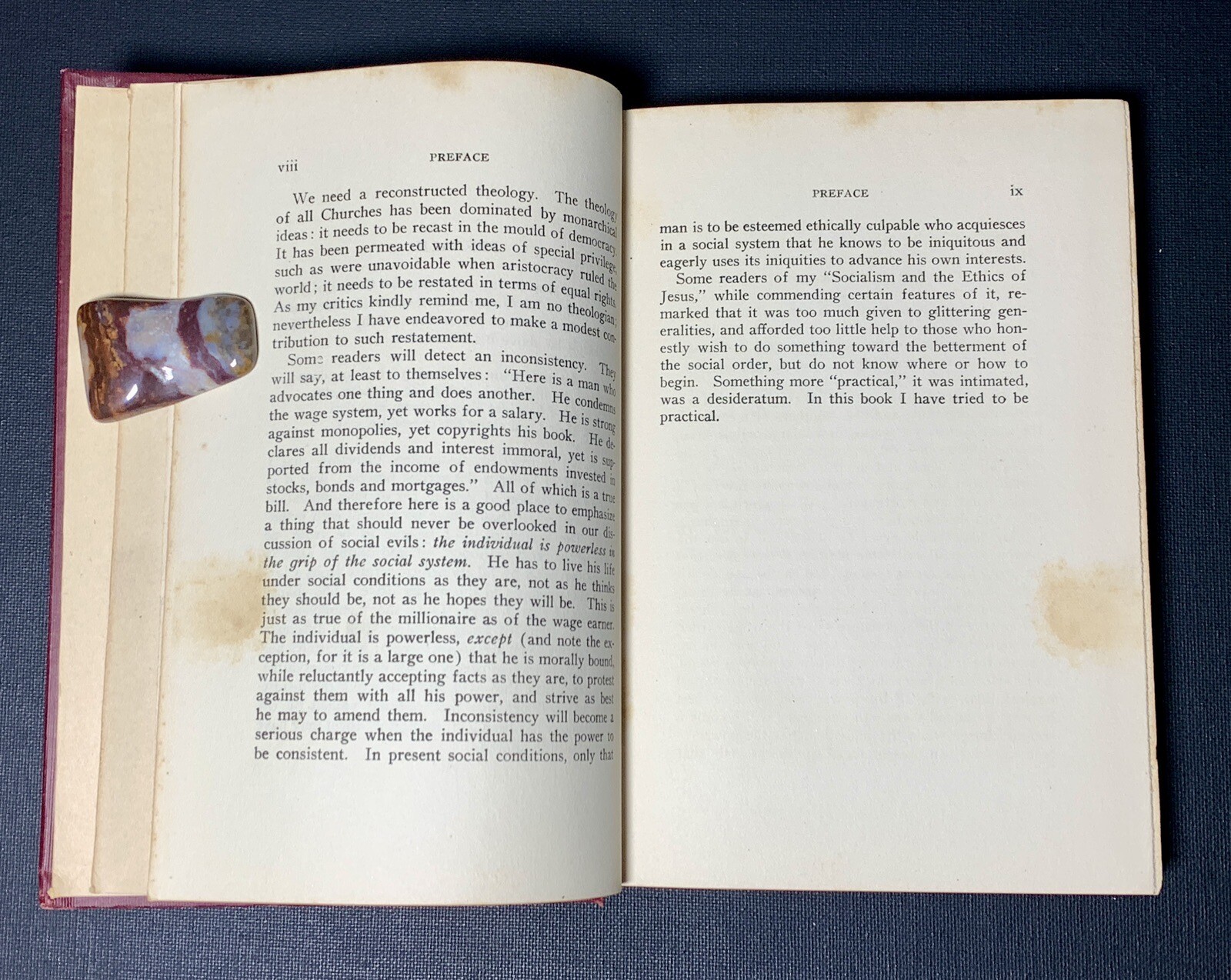 1910s ANTIQUE BOOK 1st Edition HC Democracy CHRISTIANITY social justice GOSPEL