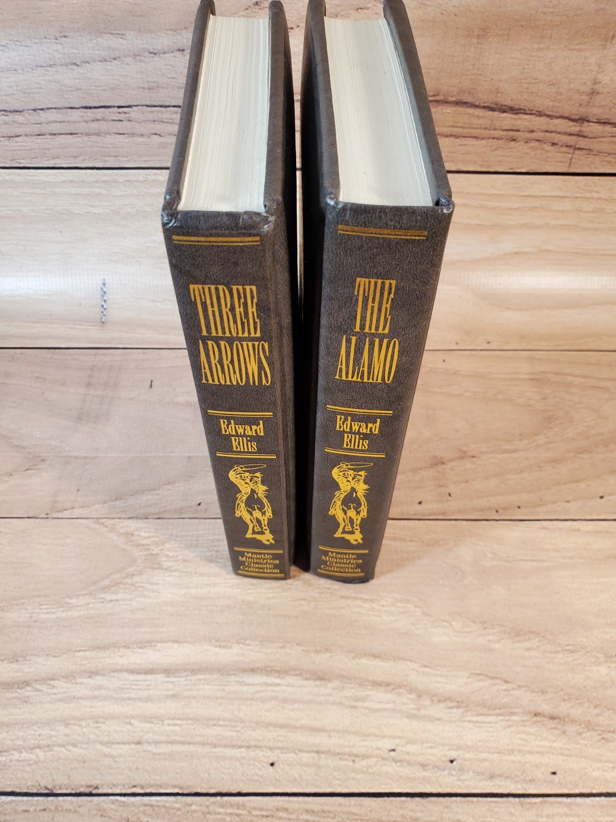 Lot of 2 Old West Series Books Three Arrows and The Alamo By Edward Ellis