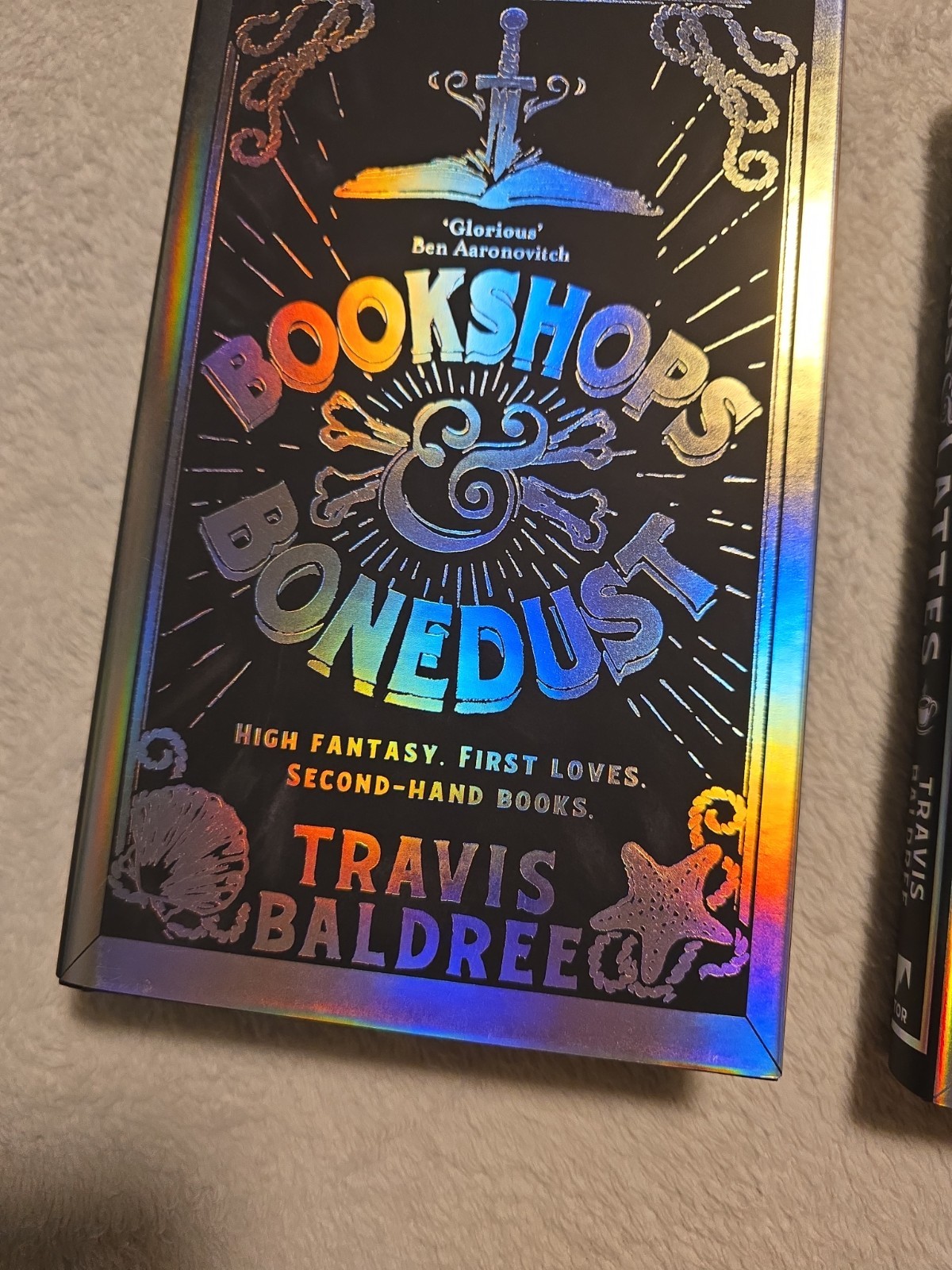 Fairyloot Legends & Lattes Bookshops & Bonedust Travis Baldree Signed