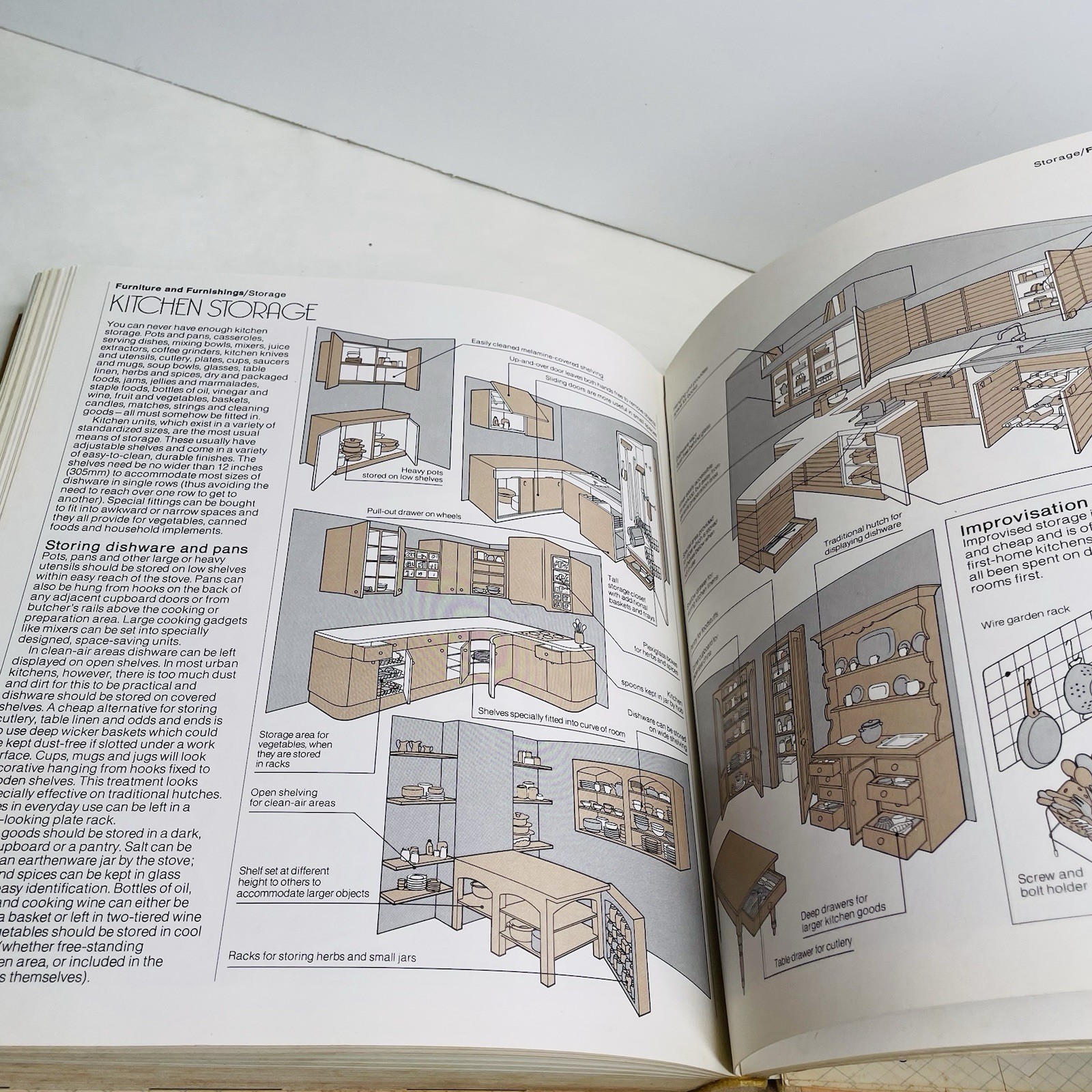 The Decorating Book by Gilliatt Pantheon Books, NY Vintage Decor Interactive