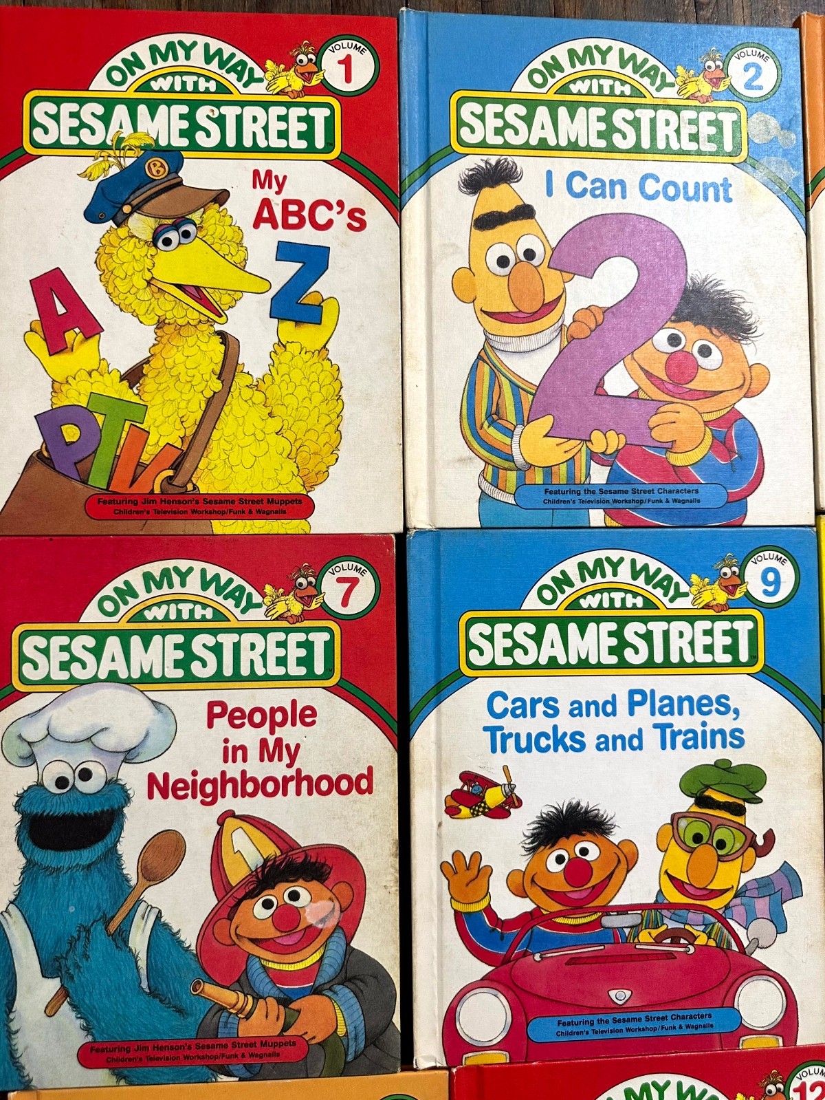 Vintage On My Way Jim Henson’s Sesame Street Muppets Funk And Wagnalls Books