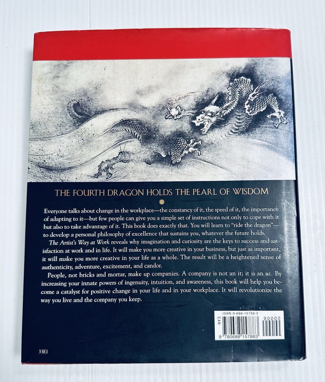 Artists Way at Work Mark Bryan SIGNED Creativity Coaching HC Riding the Dragon
