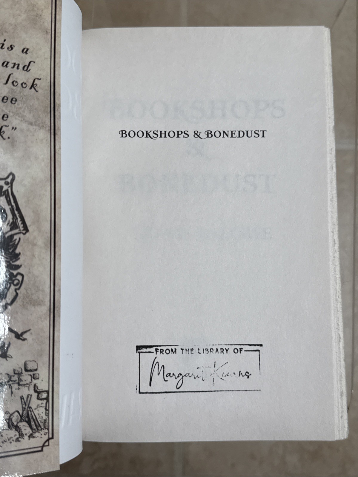 Bookshops and Bonedust by Travis Baldree 1 St US Edition Paperback