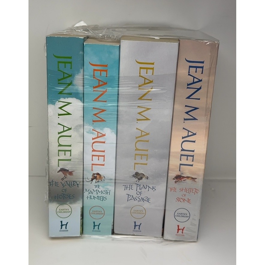 Earth’s Children Series Books 1-4 by Jean M. Auel Prehistoric Fiction Paperback