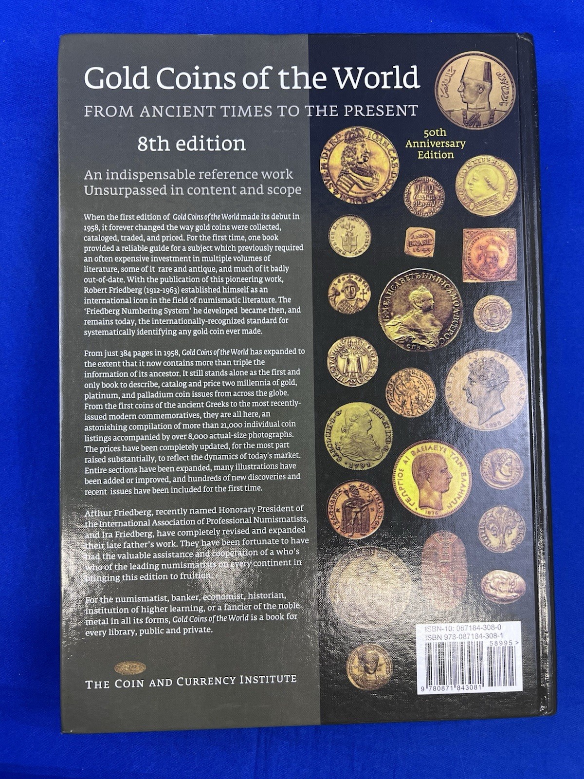 Gold Coins of the World by Arthur Friedberg 8th Edition 2009 Hardback