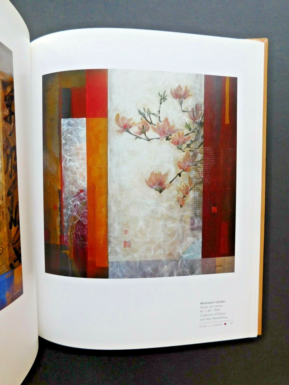 Collection of color paintings by artist DON LI-LEGER 2005 hardcover 124 pages DJ