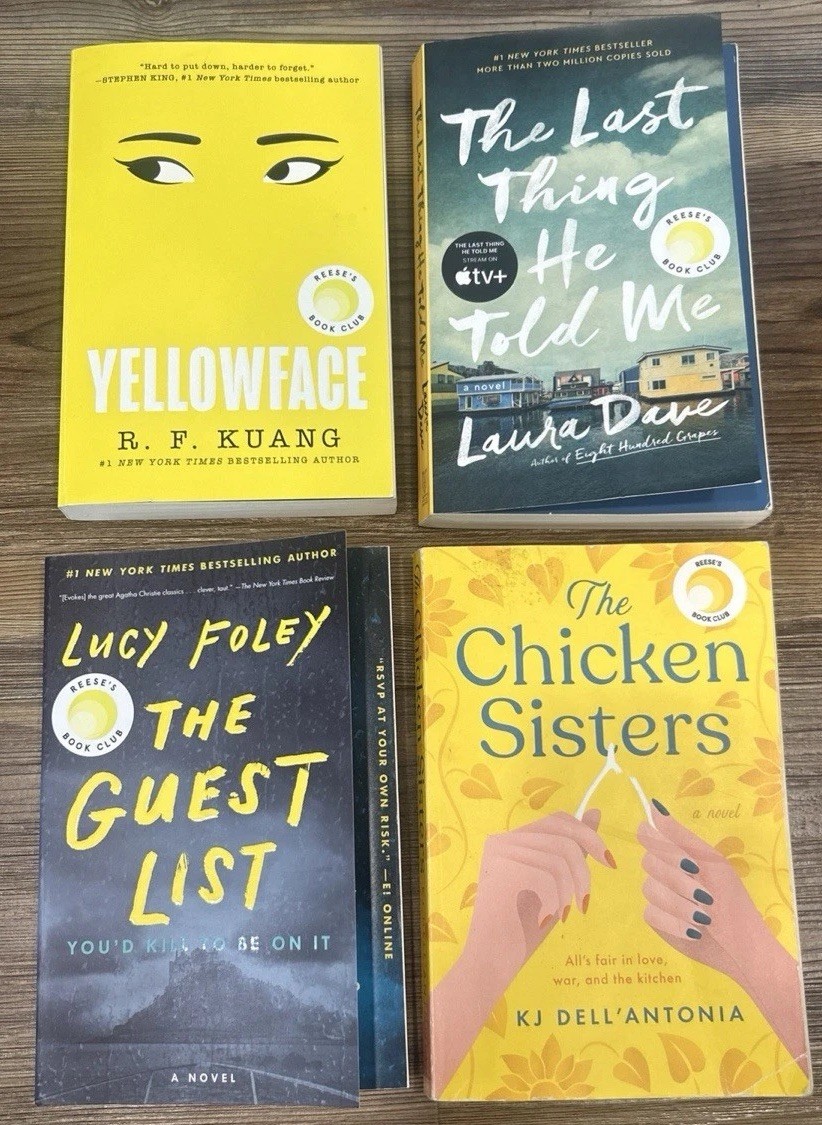Reese’s Book Club LOT 4 TRADE PB Books PSYCHOLOGICAL THRILLERS Lucy Foley etc.