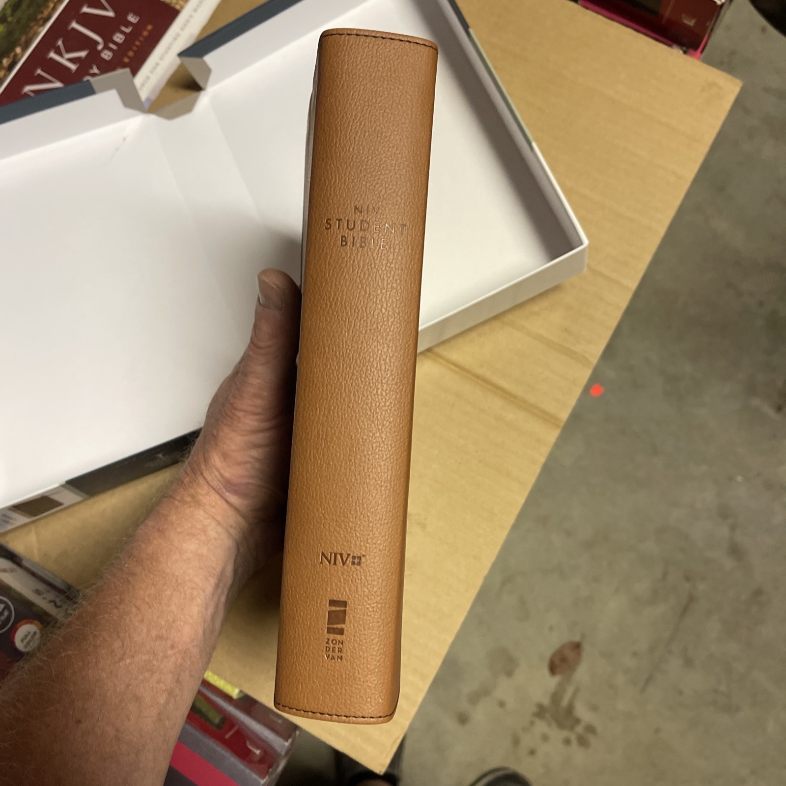 Student Bible by Zondervan Staff (2011, Leather)