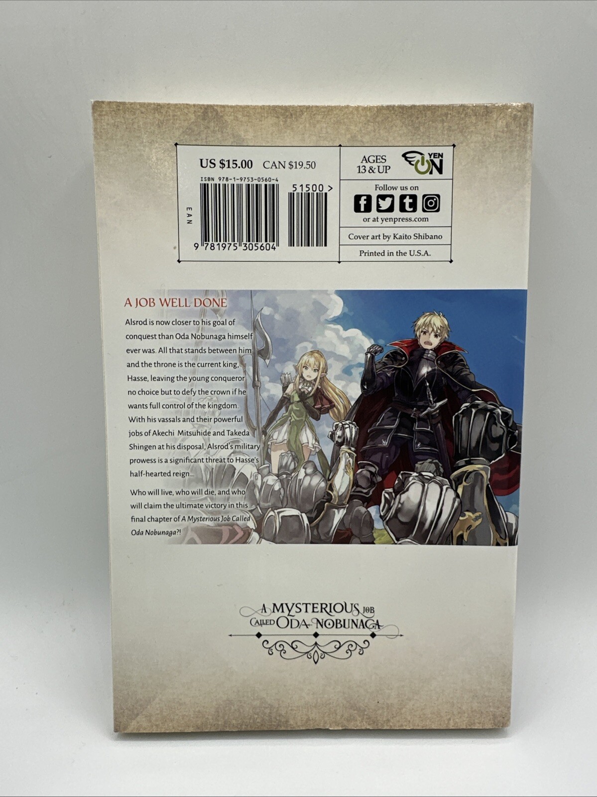 Mysterious Job Called Oda Nobunaga, Vol. 3 (light Novel) by Kisetsu Morita…
