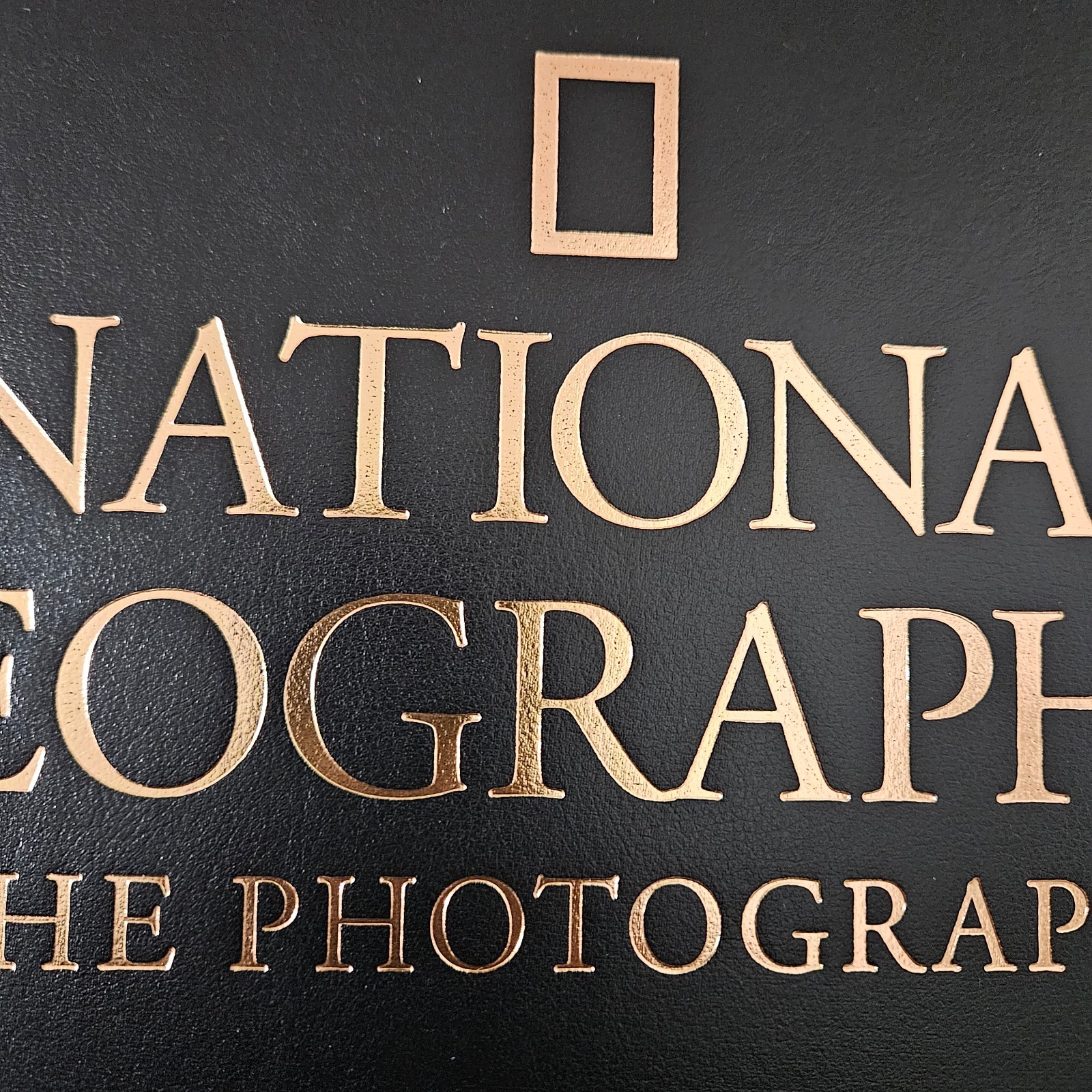 NATIONAL GEOGRAPHIC The Photographs, Luxury Edition Padded Gold Gilded Cover