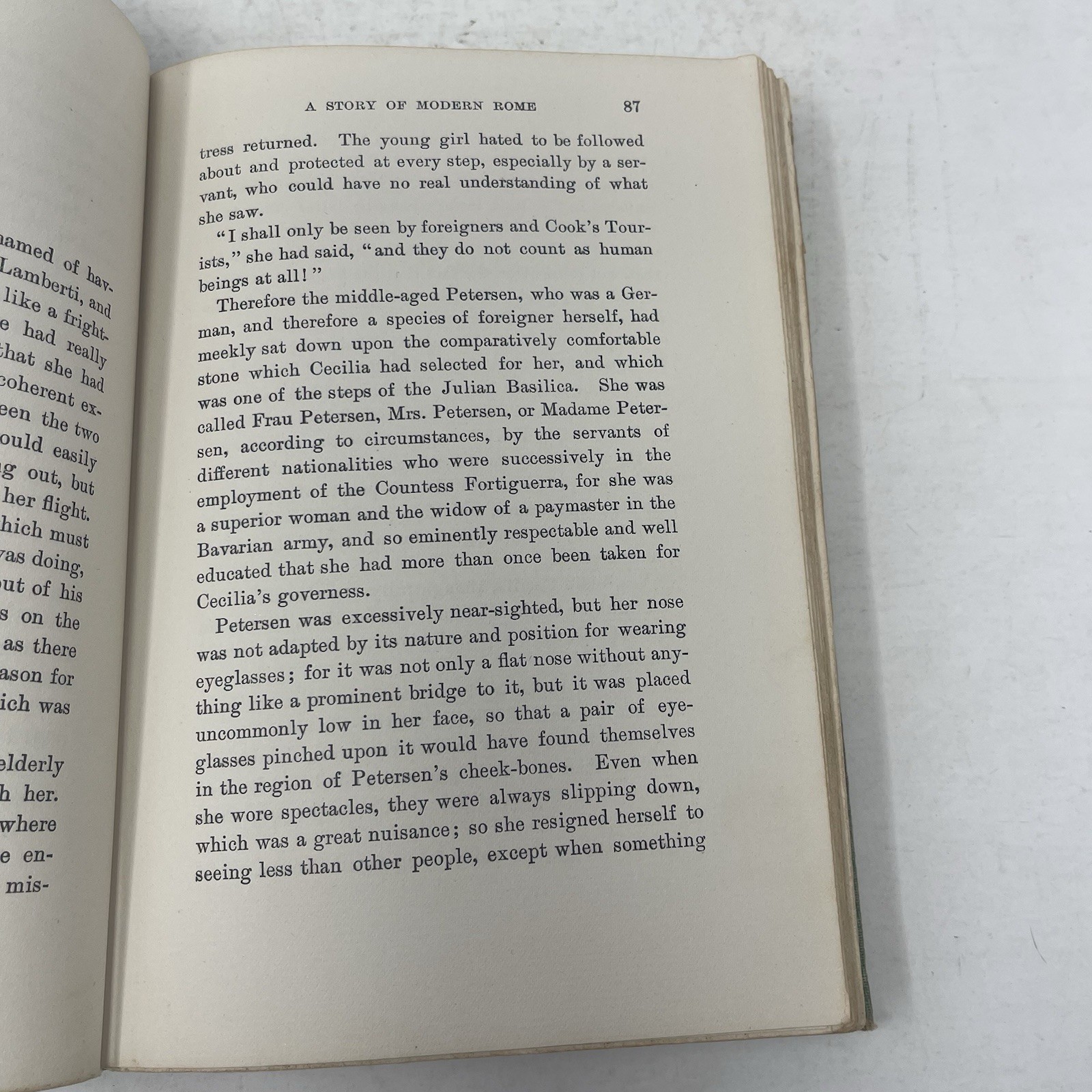 Cecilia Story of Modern Rome F Marion Crawford 1902 HC Macmillan Company