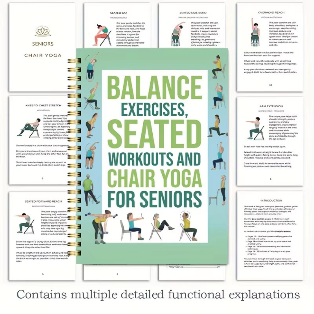 Chair Yoga for Weight Loss: a Collection of 50+ Low-Impact Exercises for Seniors