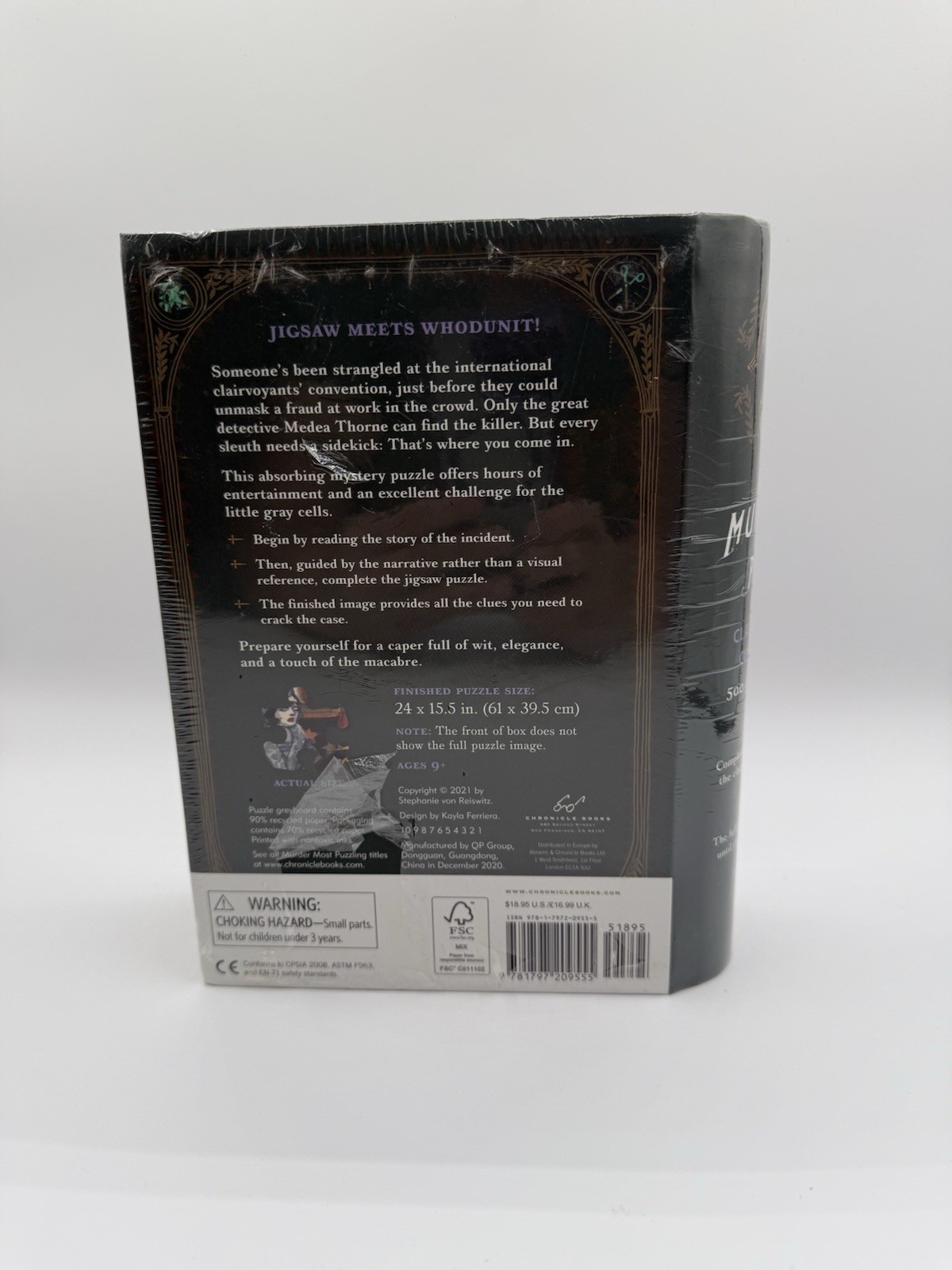 Murder Most Puzzling Jigsaw Puzzle Book – The Clairvoyants‘ Convention 500p New
