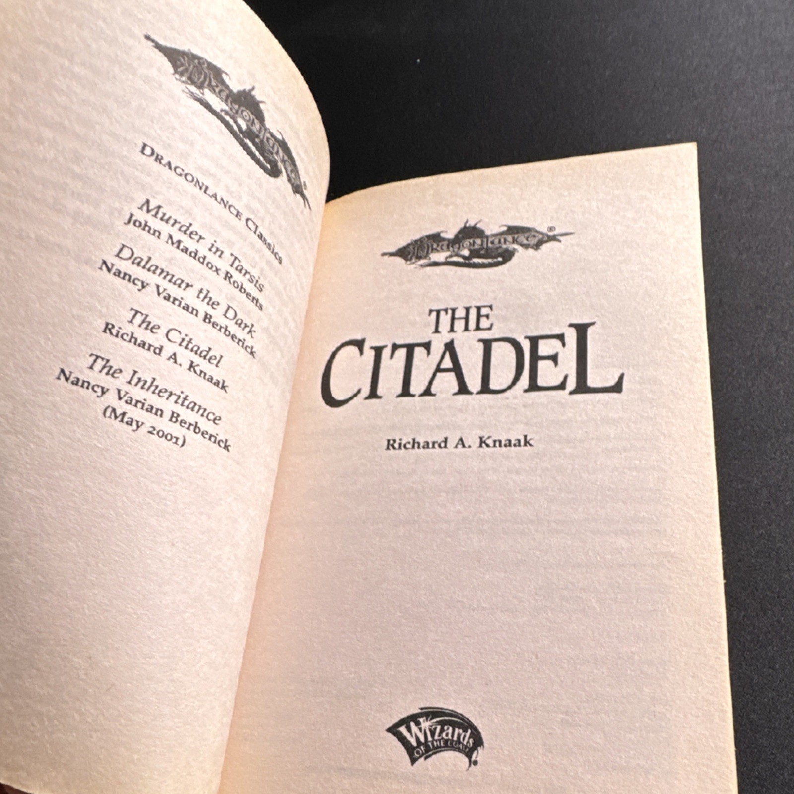 Dragonlance The Citadel by Richard A. Knaak Paperback (READ DESCRIPTION)
