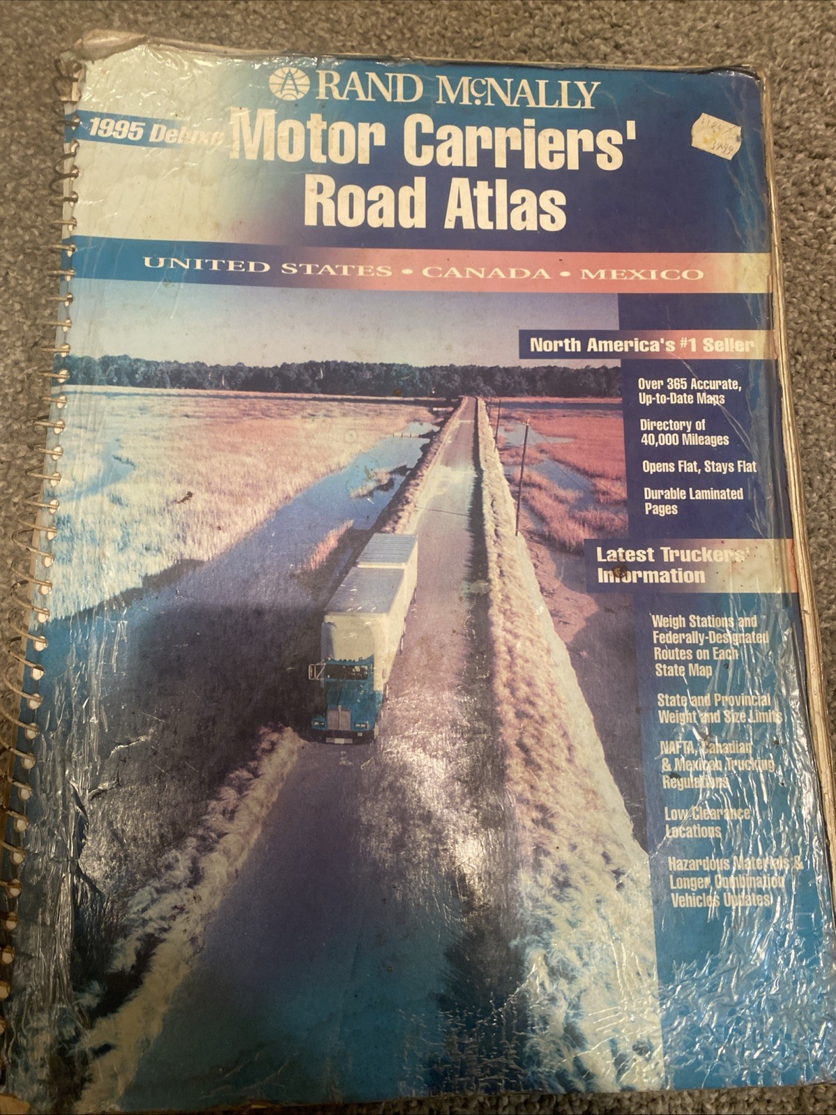 Rand McNally 2020 Deluxe Motor Carriers‘ Road Atlas United States Canada Mex…