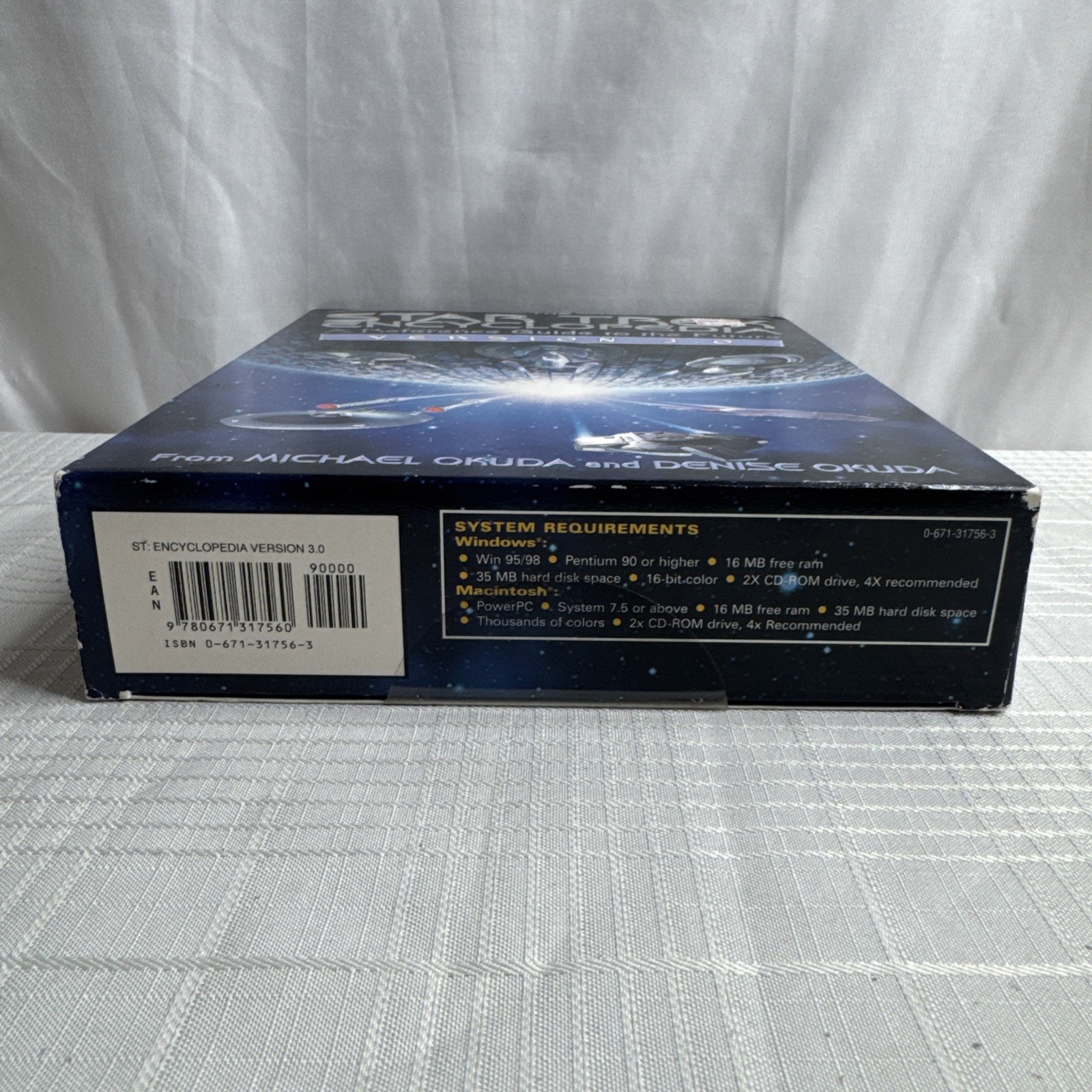 Star Trek Encyclopedia Reference Guide to Future V3 CD-ROM WIN/MAC 1999 SEALED