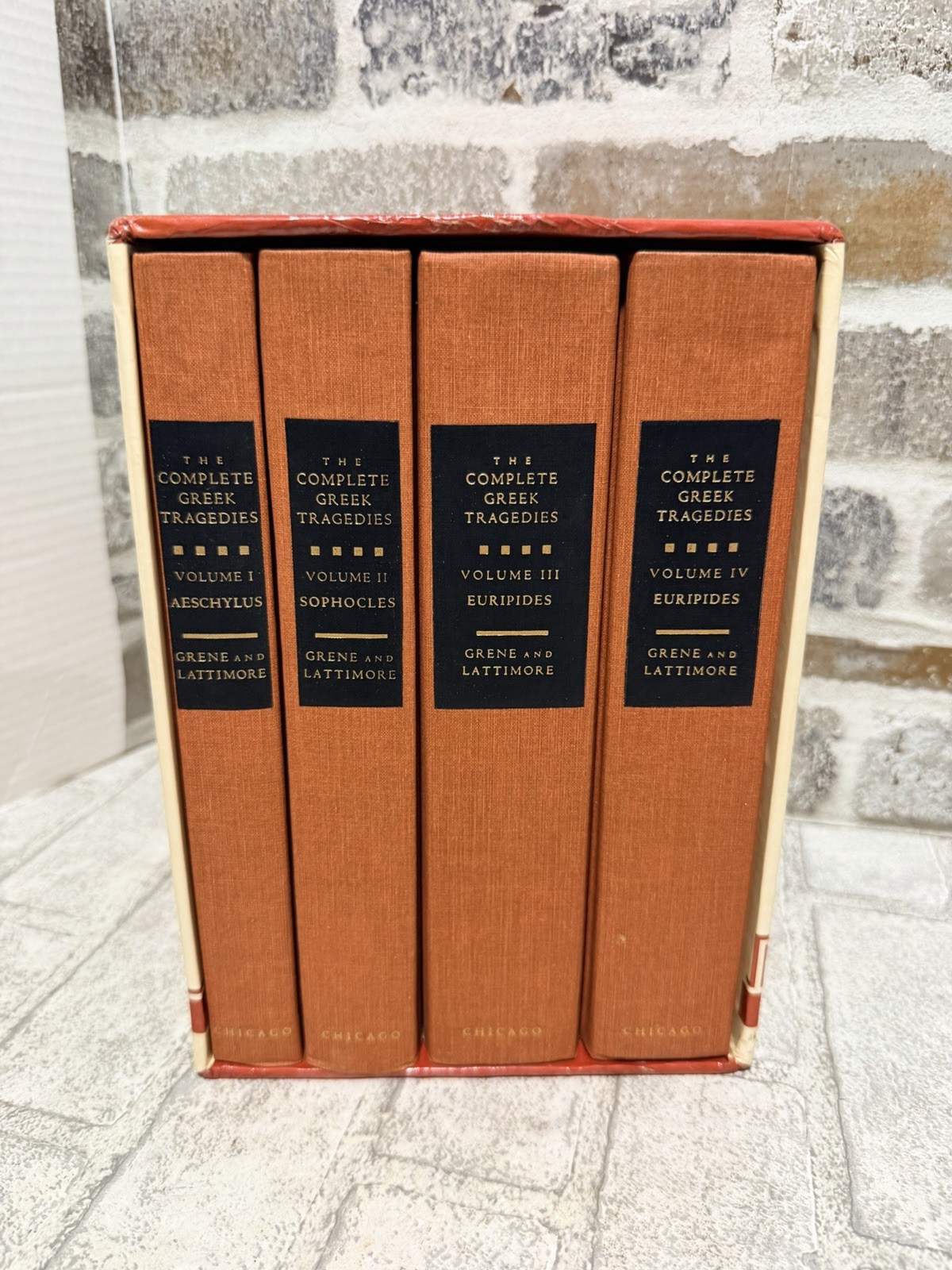 Complete Greek Tragedies Vols. 1-4 : A Centennial Edition by Richmond Lattimore