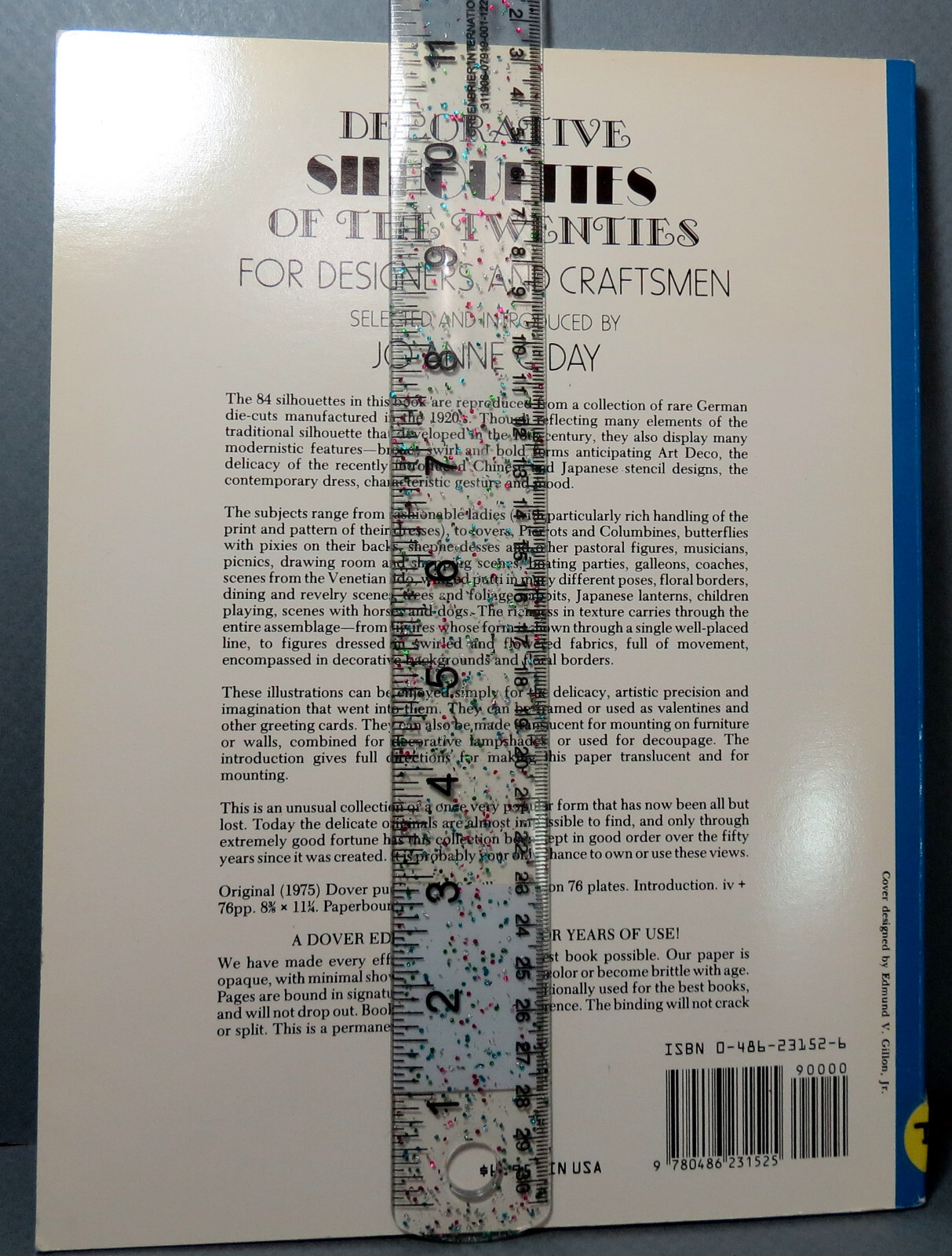 Decorative Silhouettes of the Twenties For Designers and Craftsmen Trade Paperba