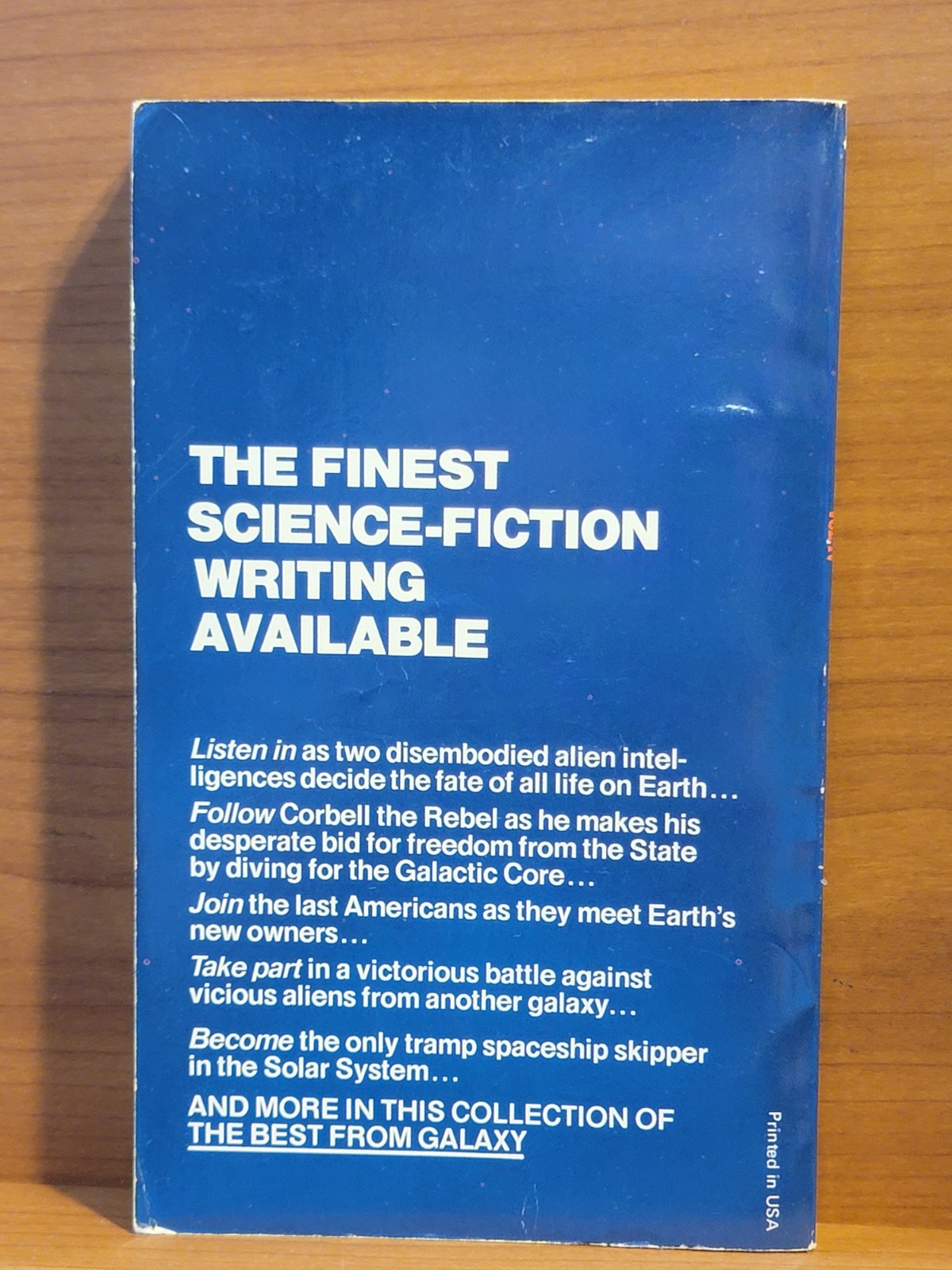 The Best From Galaxy Vol. IV Edited by James Baen Award SF 1976 Unread Copy