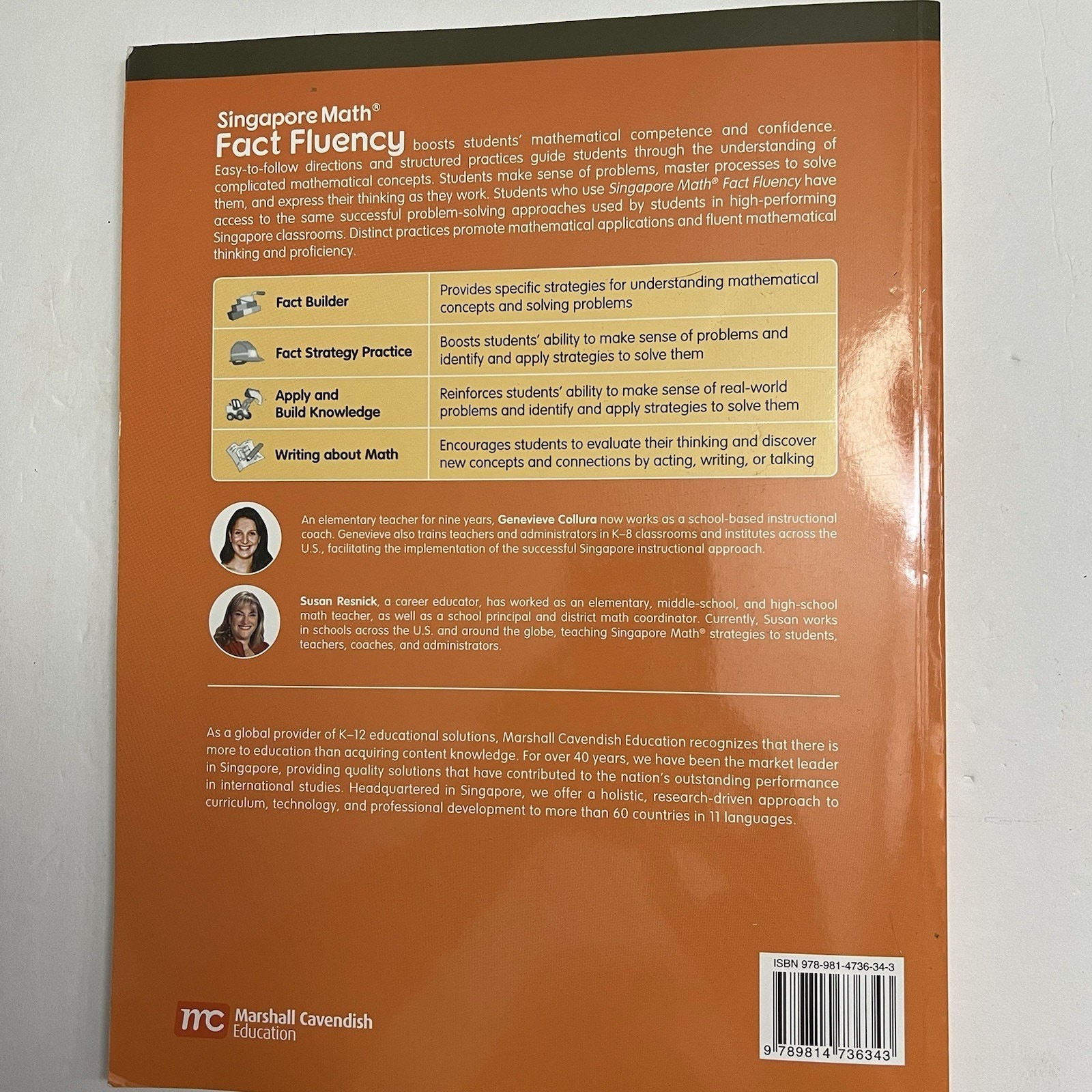 Singapore Math Fact Fluency 1 from Marshall Cavendish Education Paperback