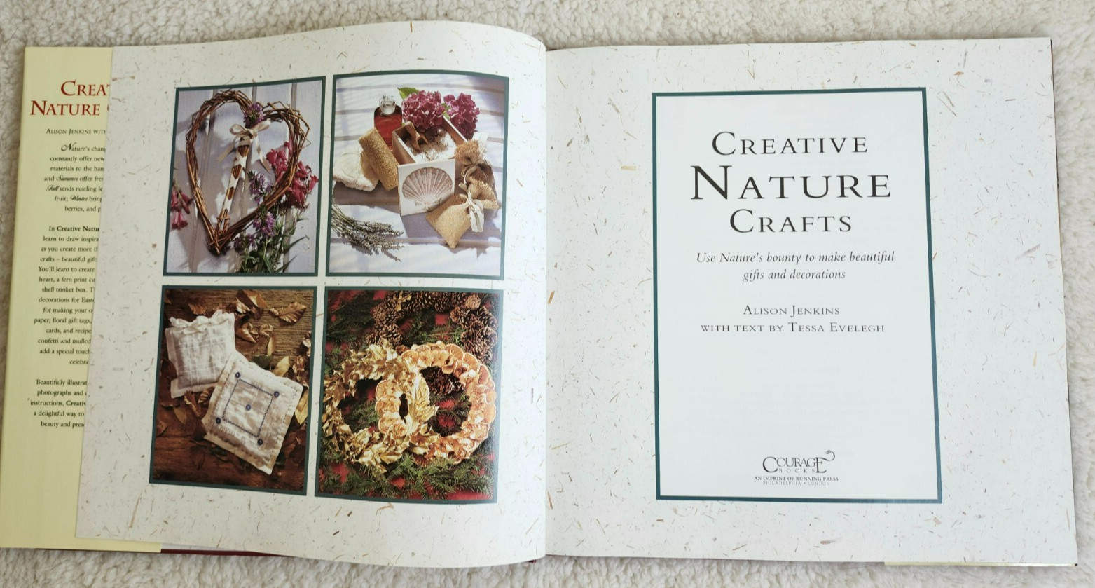 Vintage Creative Nature Crafts Hardback Book for Each Season by Alison Jenkins