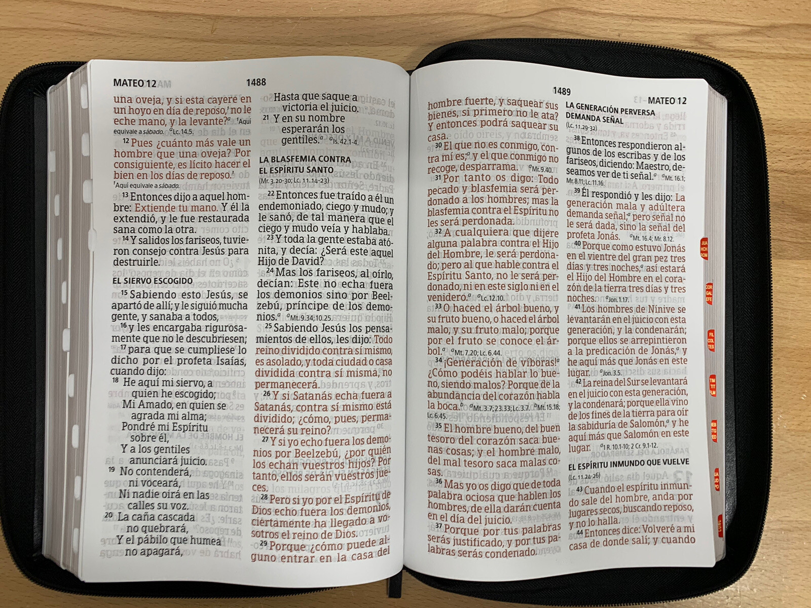 Biblia Letra Super Gigante 19 puntos con cierre Reina valer1960 negro con indice