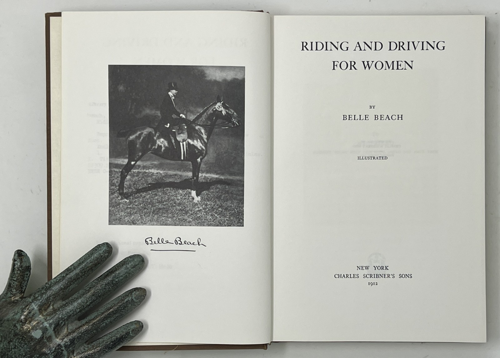 EQUESTRIAN: Riding & Driving for Women by Belle Beach – 1978 Reprint Ed. HC/DJ