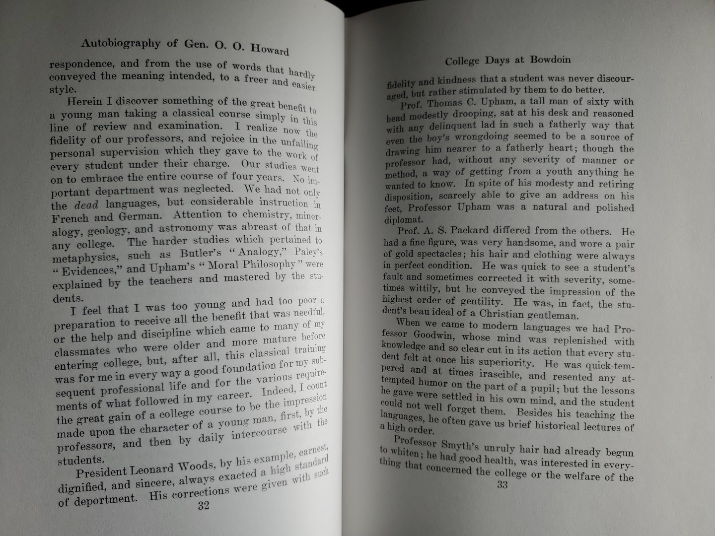 Autobiography of Oliver Otis Howard, Major General United States Army – Volume 1