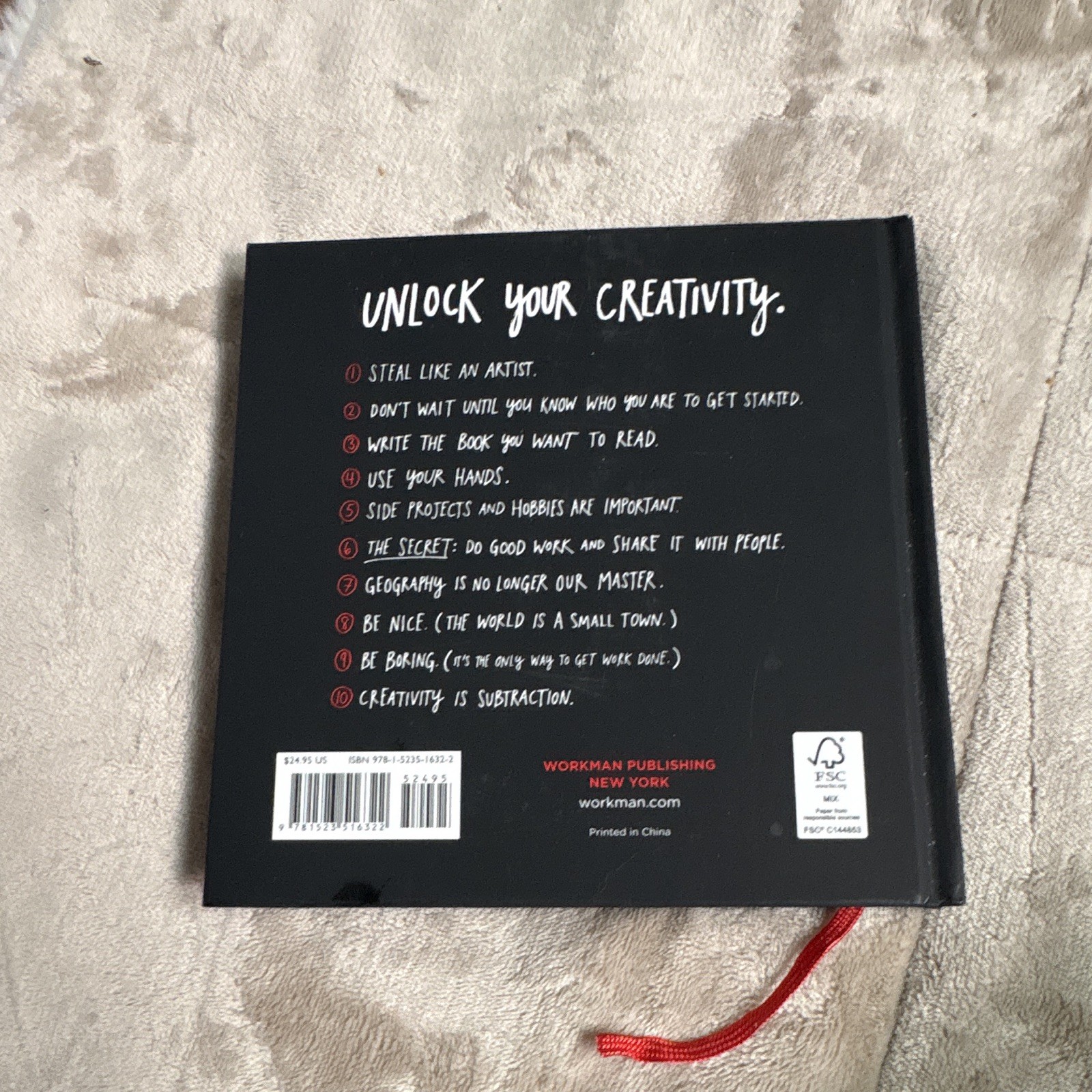 Steal Like an Artist 10th Anniversary by Austin Kleon (2022, Hardcover)