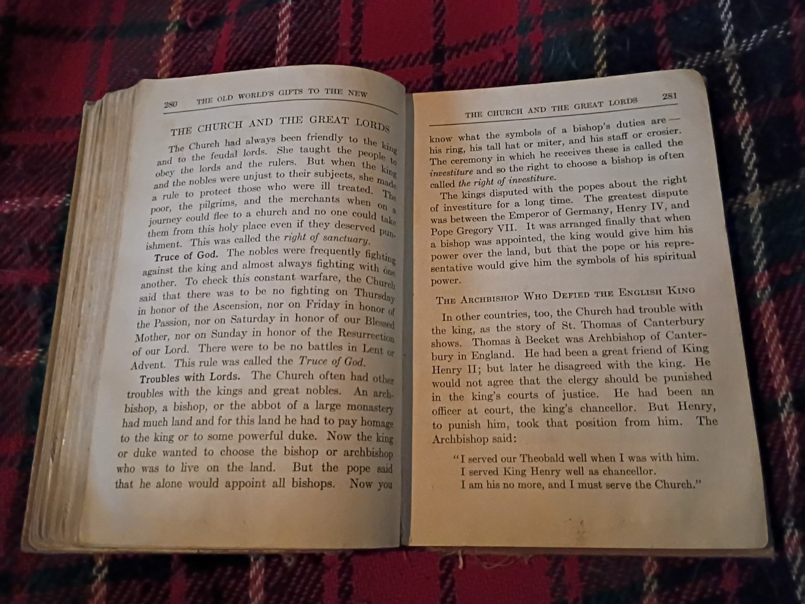 The Old World’s Gifts To The New (celeste, 1945, macmillan company)
